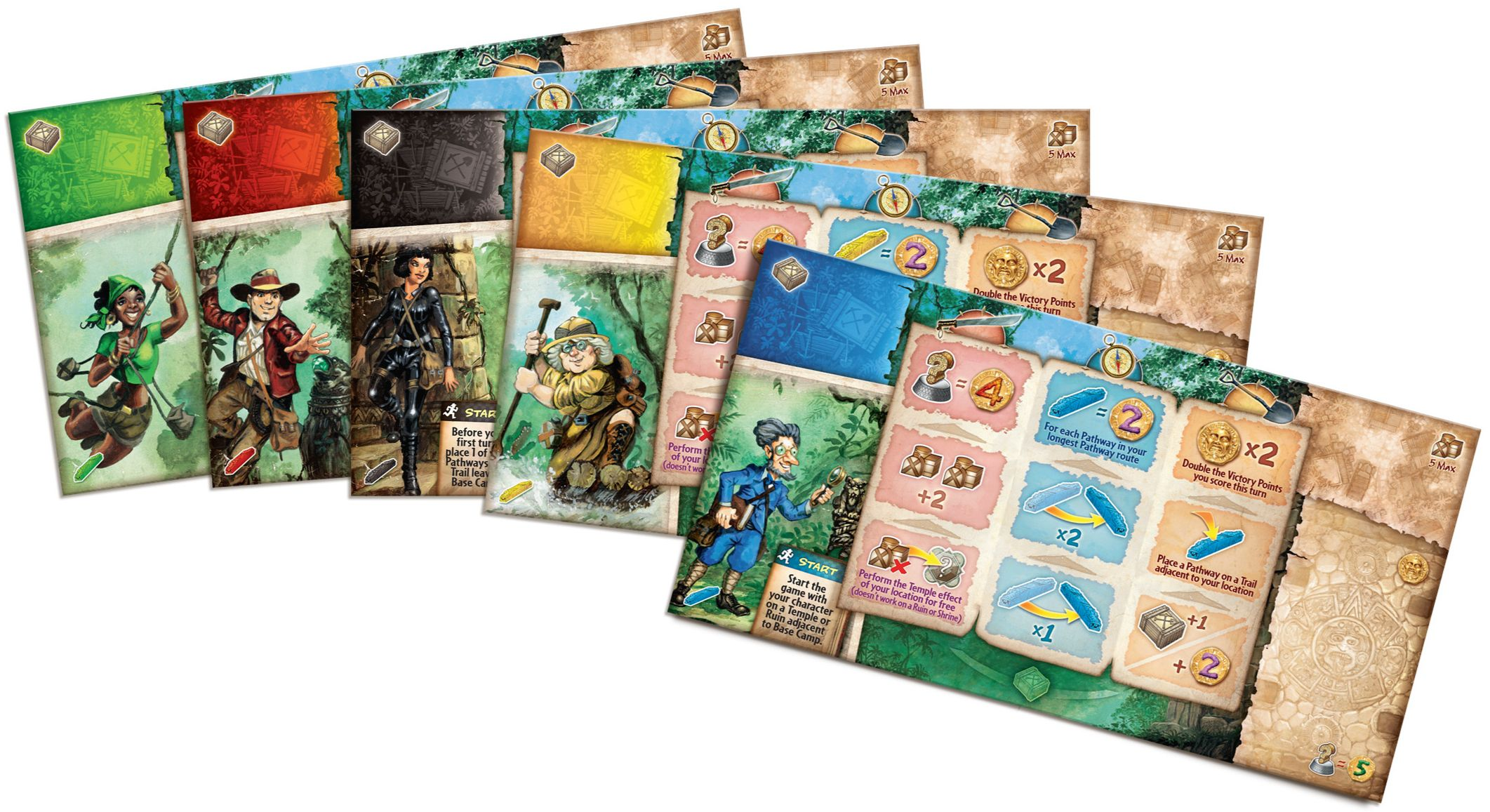 Relic Runner Game Cards
