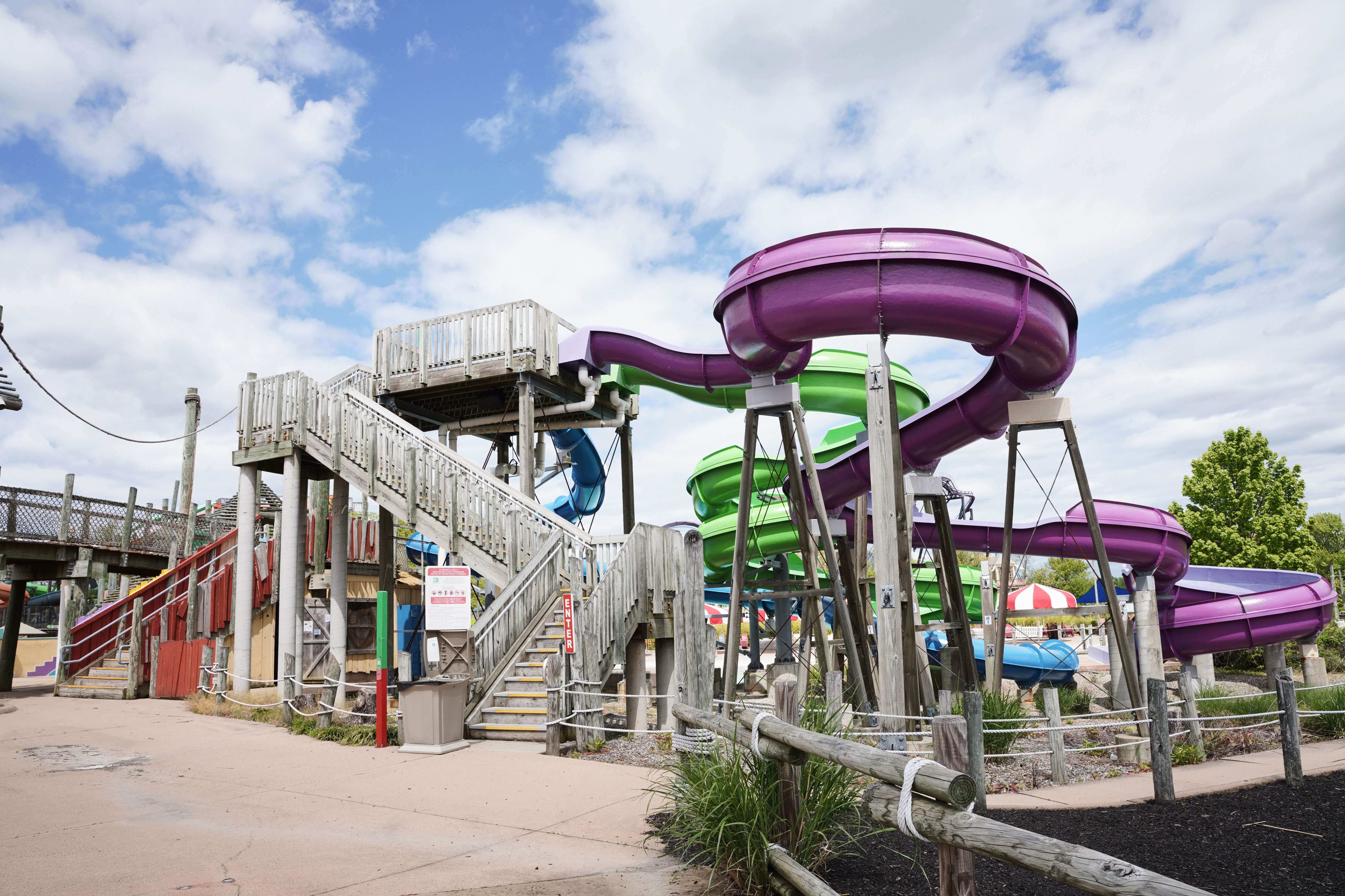 Six Flags New England - Swiss Family Toboggan