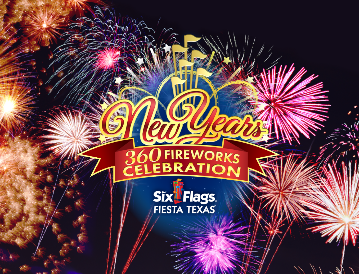 Six Flags Fiesta Texas - Rockin' New Year's Celebration | Event | Six Flags  Fiesta Texas, image size:1356x1036