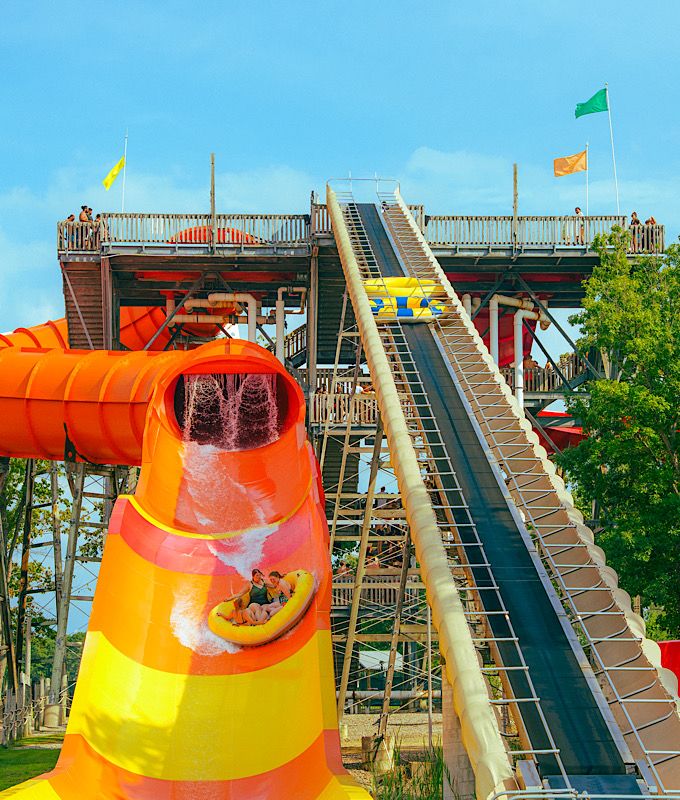 Six Flags Great Adventure - Big Bambu and Reef Runner