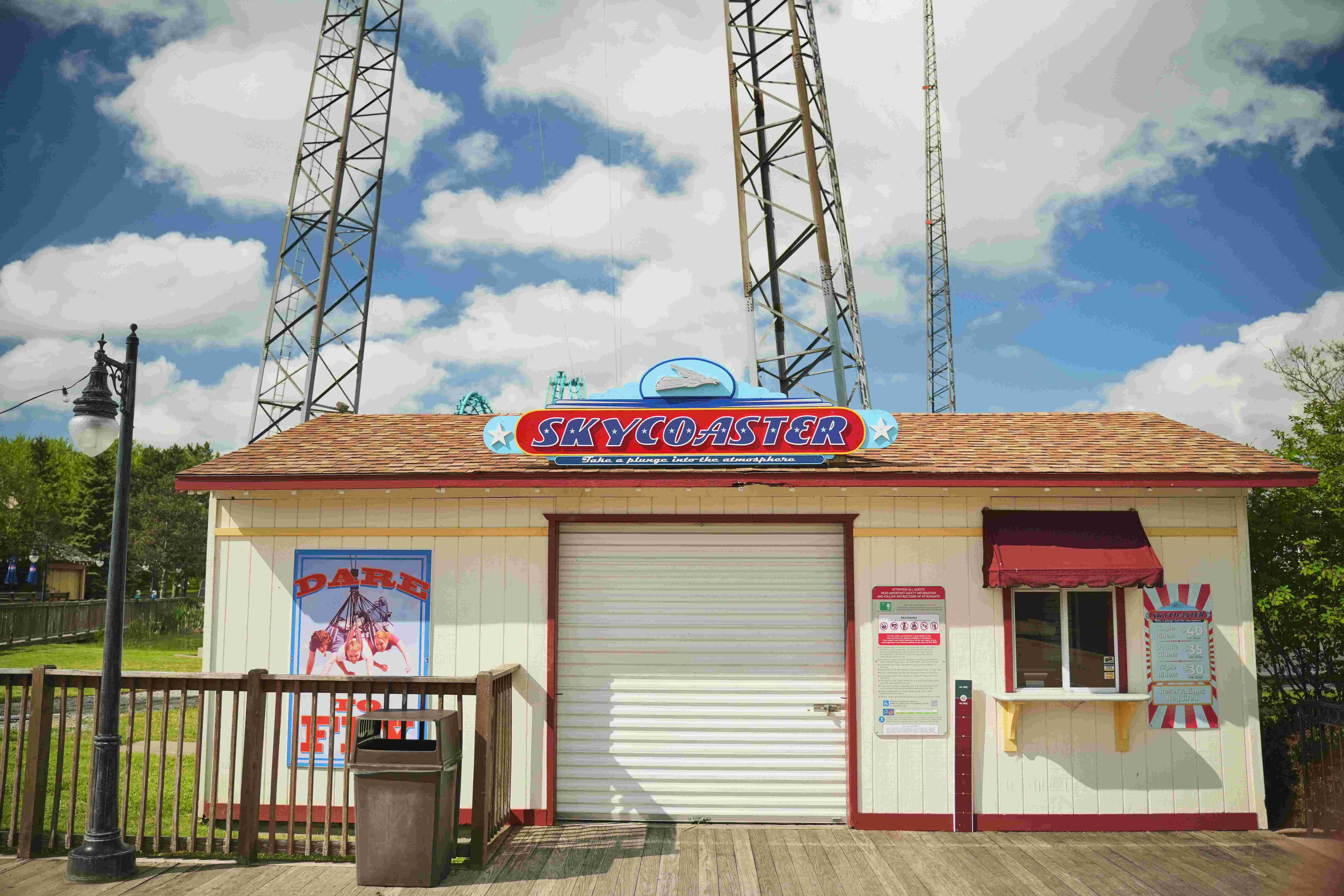 スカイランナー Six Flags Darien Lake - Skycoaster | Ride | Six Flags Darien Lake