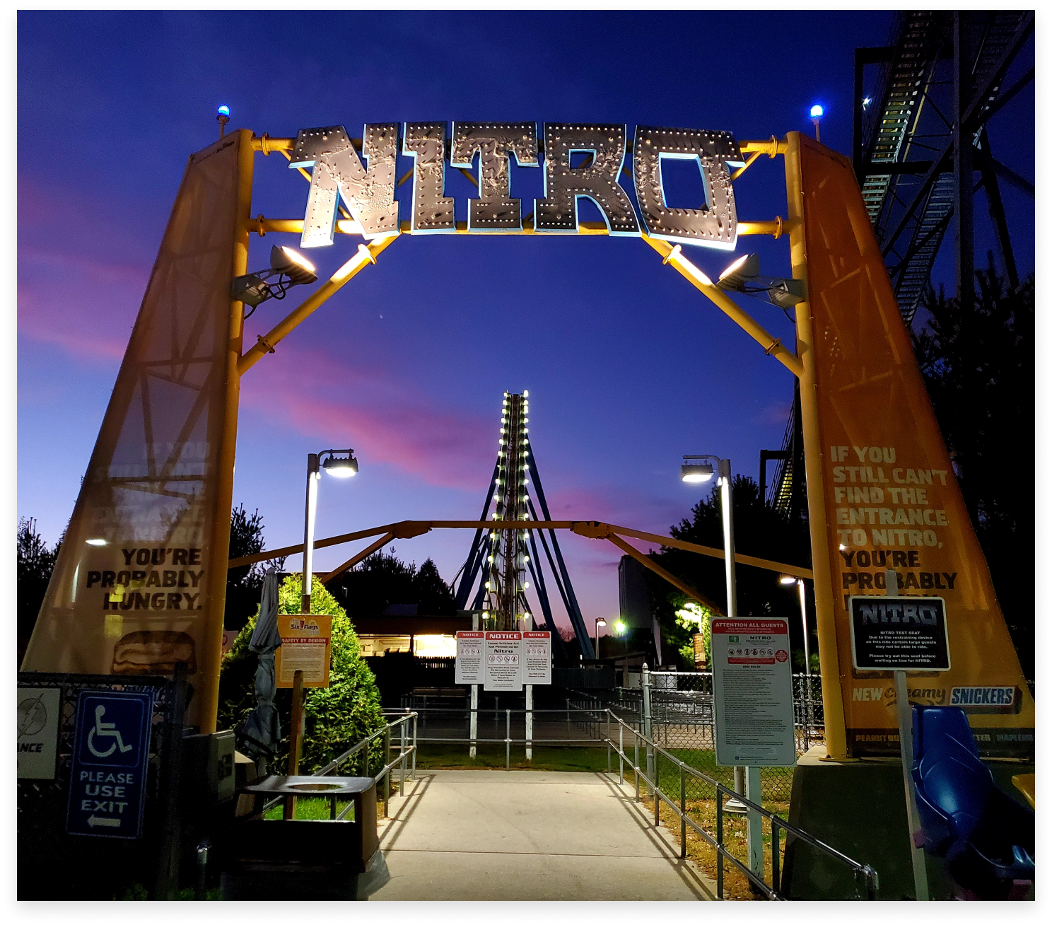 Six Flags Great Adventure - Nitro | Ride | Six Flags Great Adventure