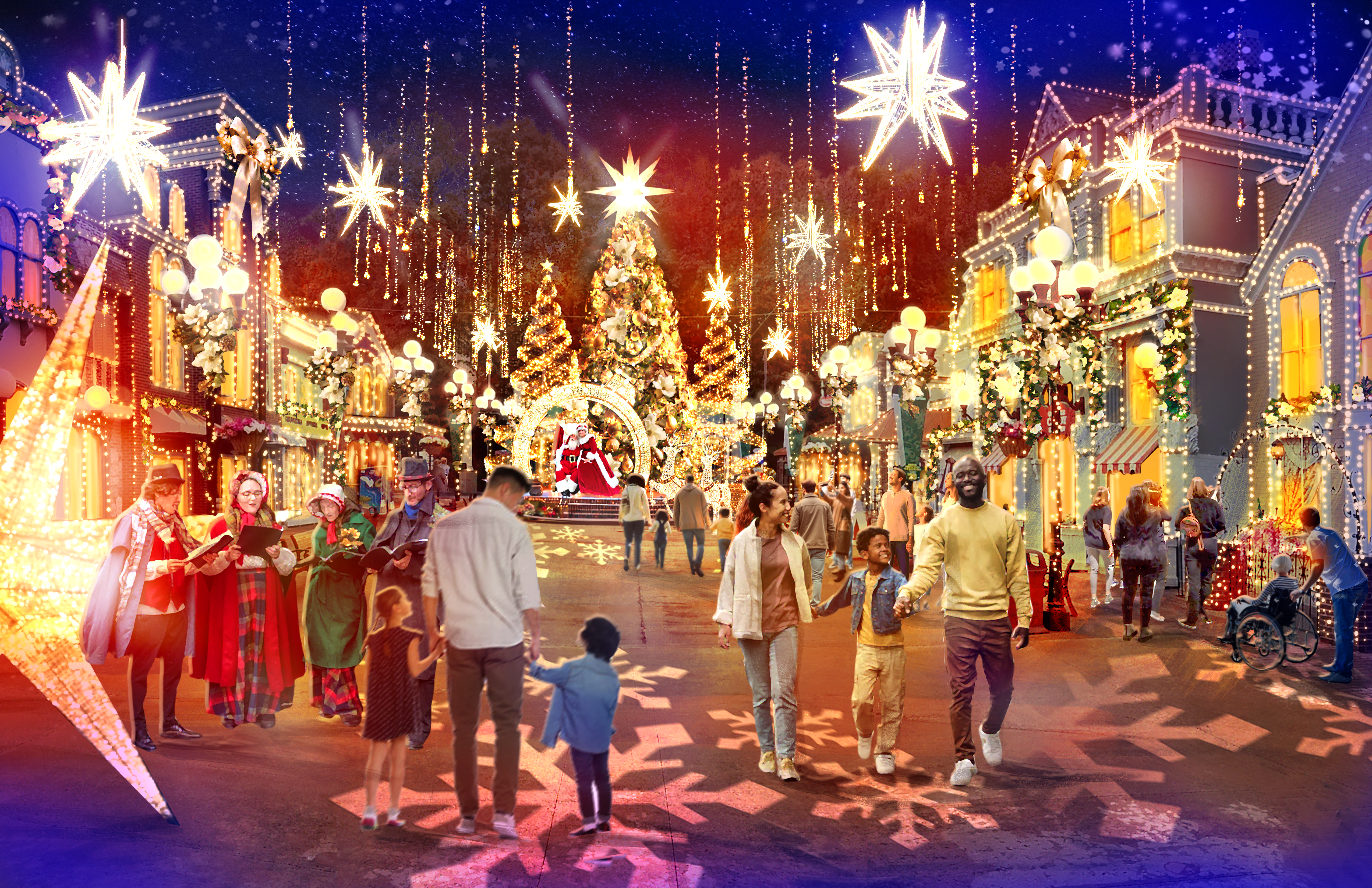 Holiday in the Park - Six Flags Over Georgia