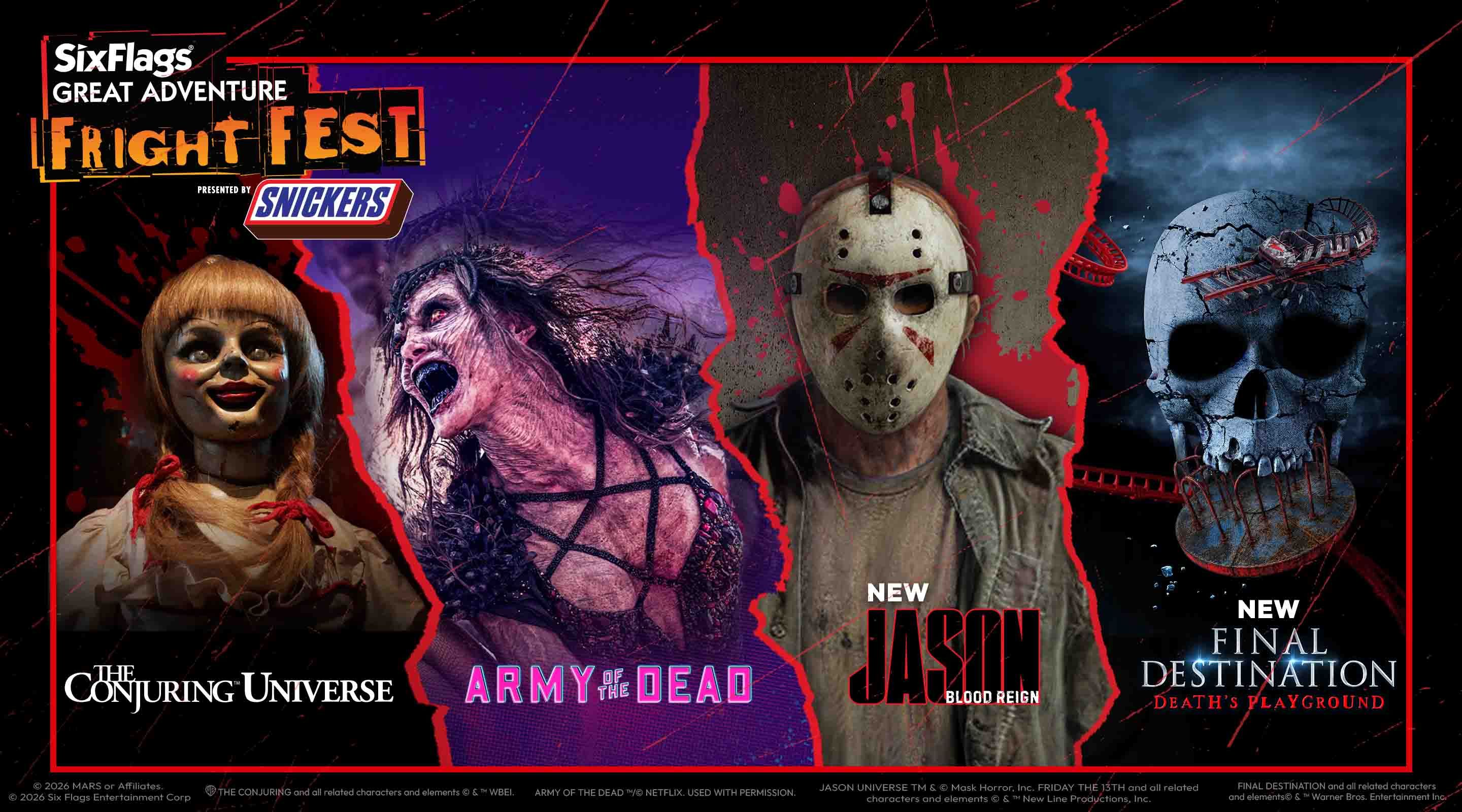 Fright Fest presented by SNICKERS® | Thrills & Chills at Six Flags