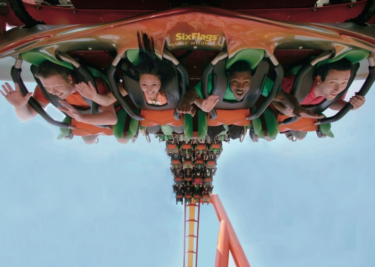 Best Rides at Six Flags Magic Mountain: Ranked by Wait Time Data at Six Flags Magic Mountain