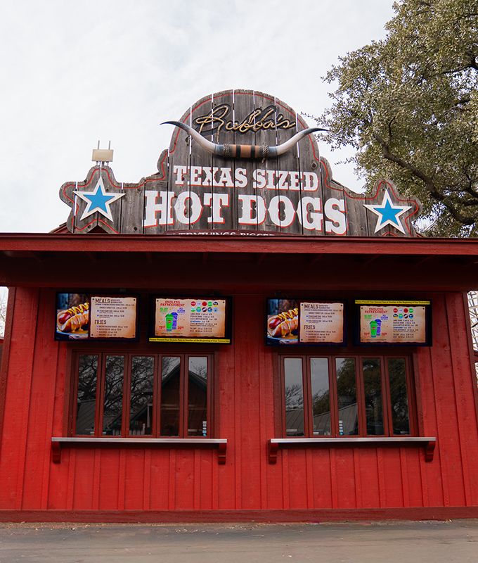 Six Flags Over Texas - Texas Giant Hot Dogs