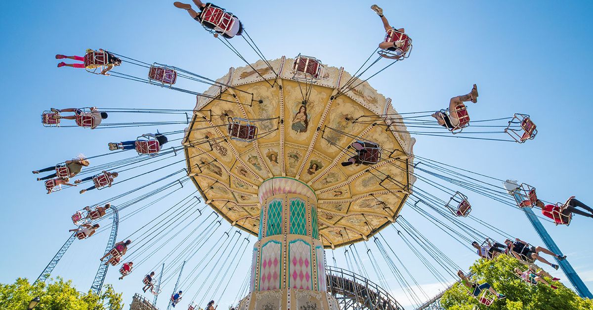 Air Swings Ride | Celebration Swings | California's Great America ...