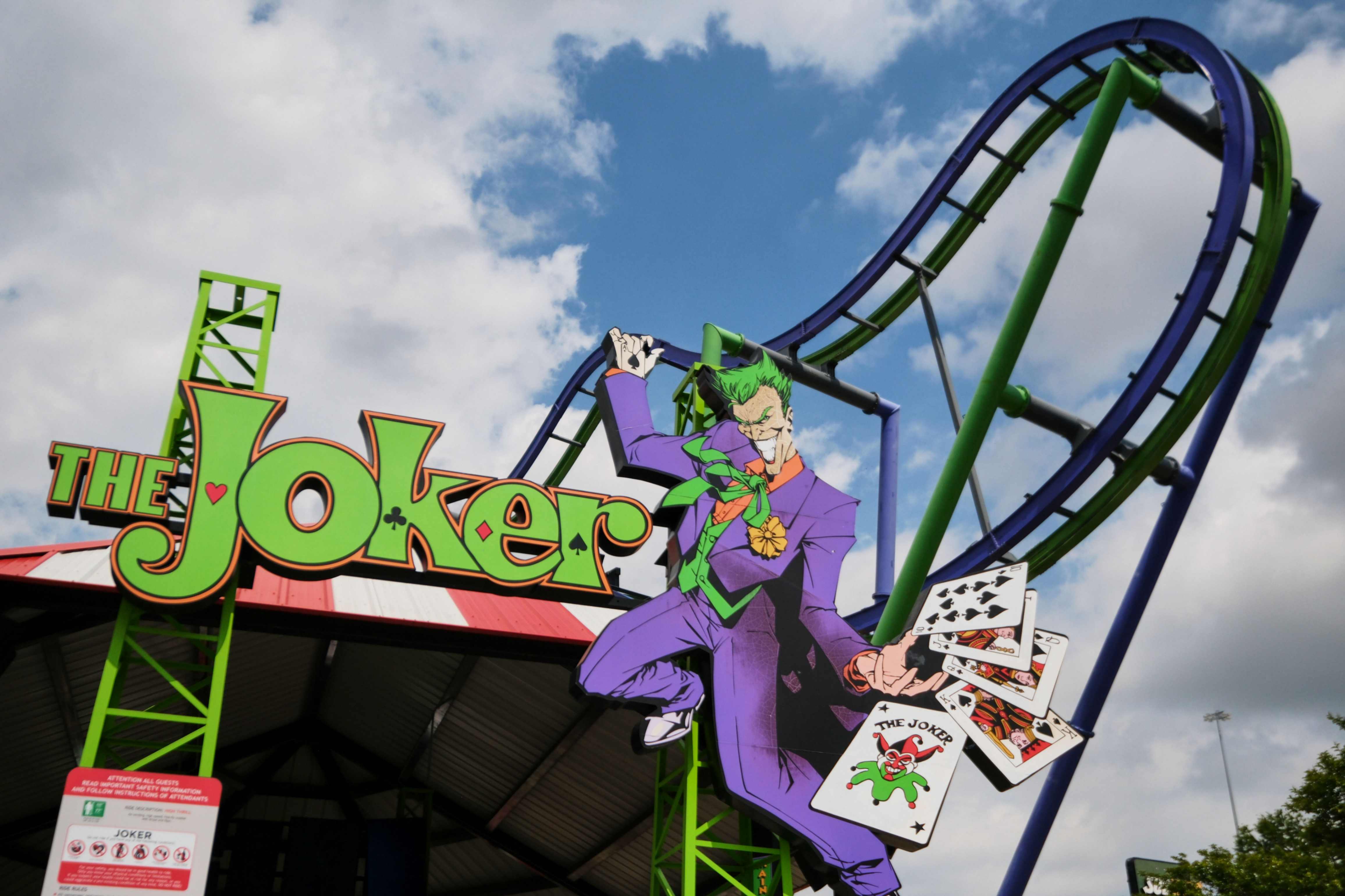 Six Flags Over Texas - THE JOKER | Ride | Six Flags Over Texas