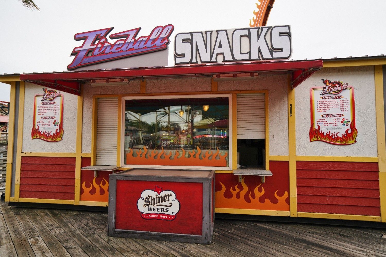 Six Flags Fiesta Texas - Fireball Snacks