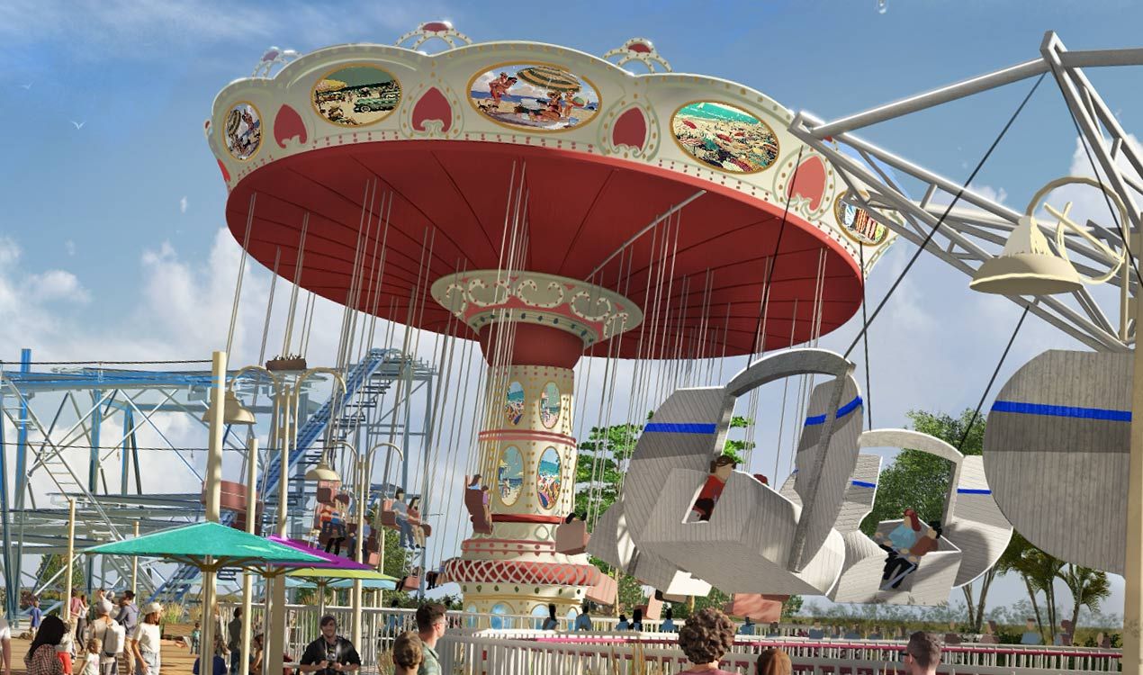 Shoreline Pier - Six Flags Great Adventure