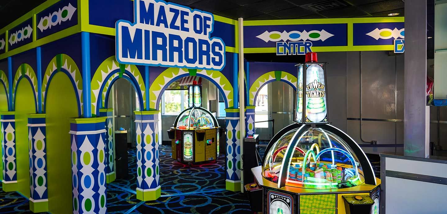 Cedar Point | Funway Arcade | Modern Arcade & Mirror Maze