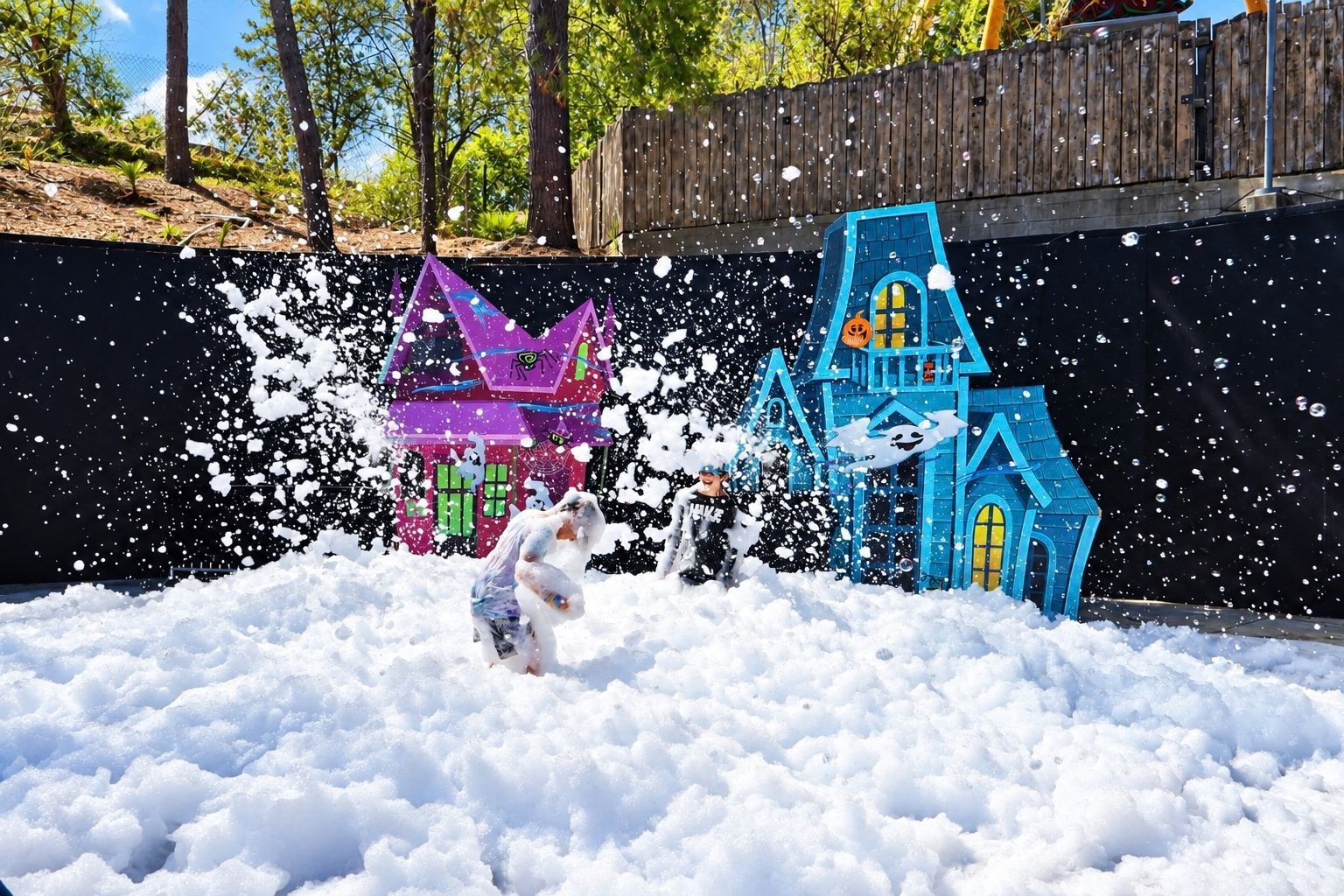 A family Halloween activity at Six Flags Magic Mountain
