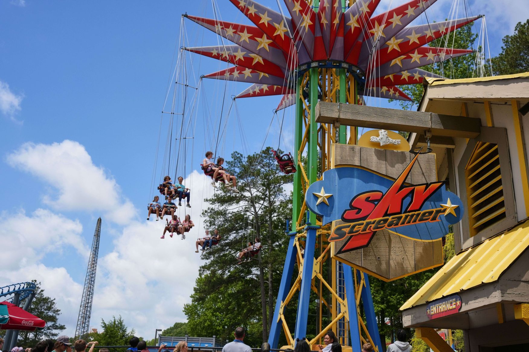 Six Flags Over Georgia - SkyScreamer | Ride | Six Flags Over Georgia