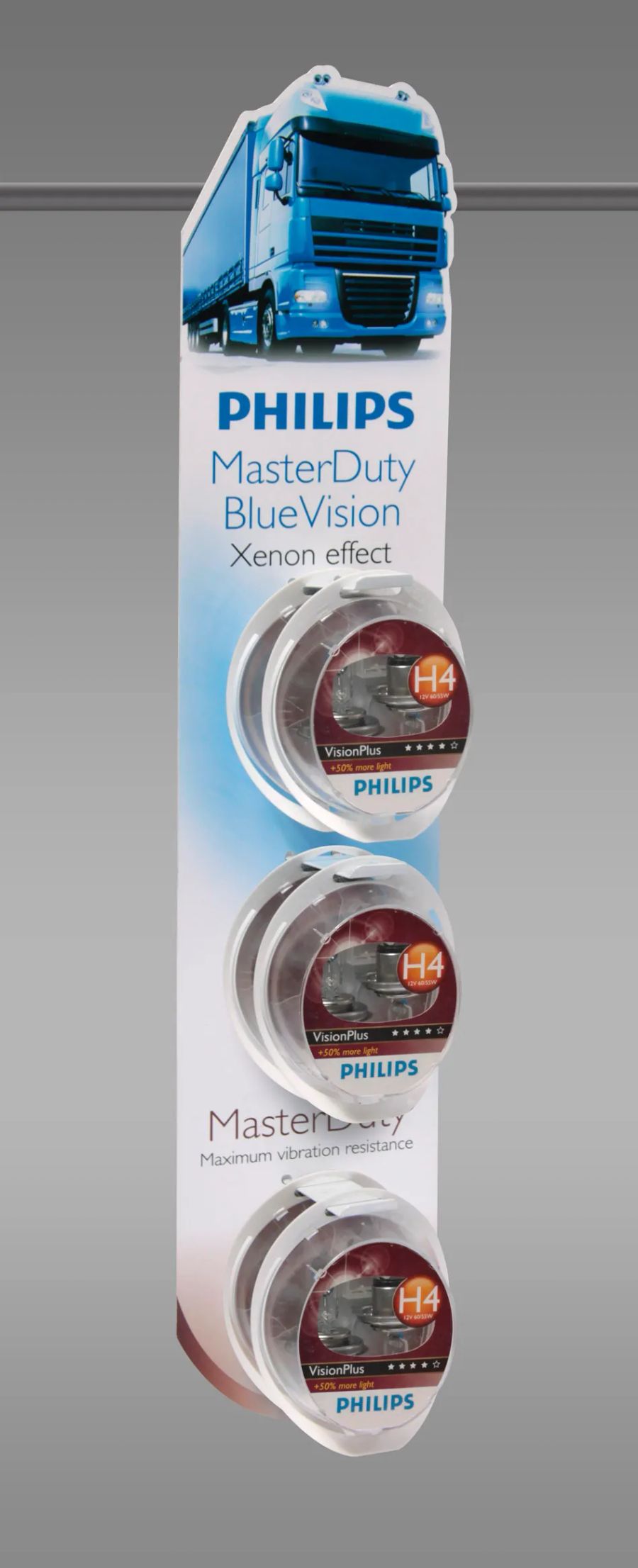 Philips MasterDuty headlight bulb clip strip