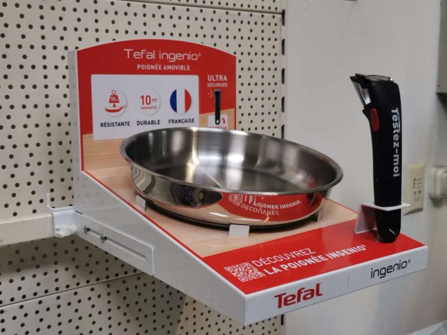 Tefal Ingenio pan with removable handle tester