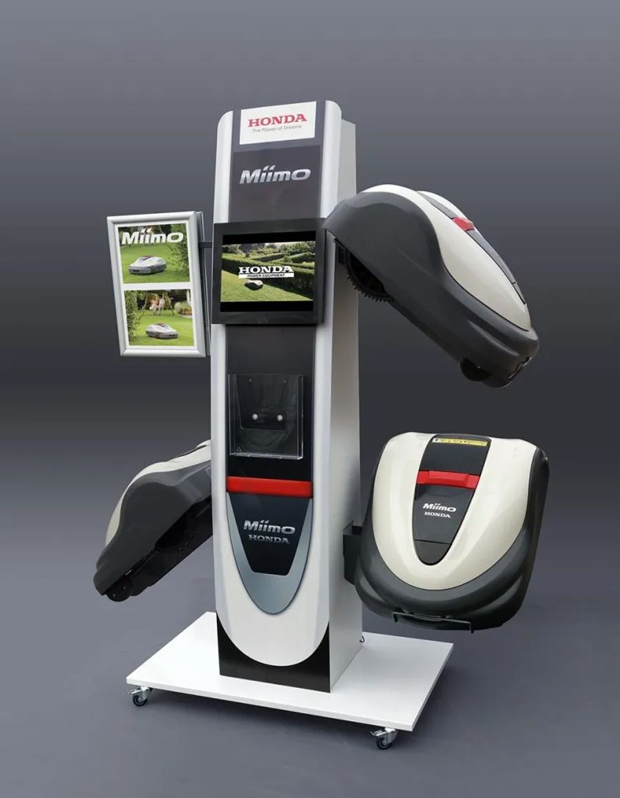 Honda Miimo robotic lawn mower display