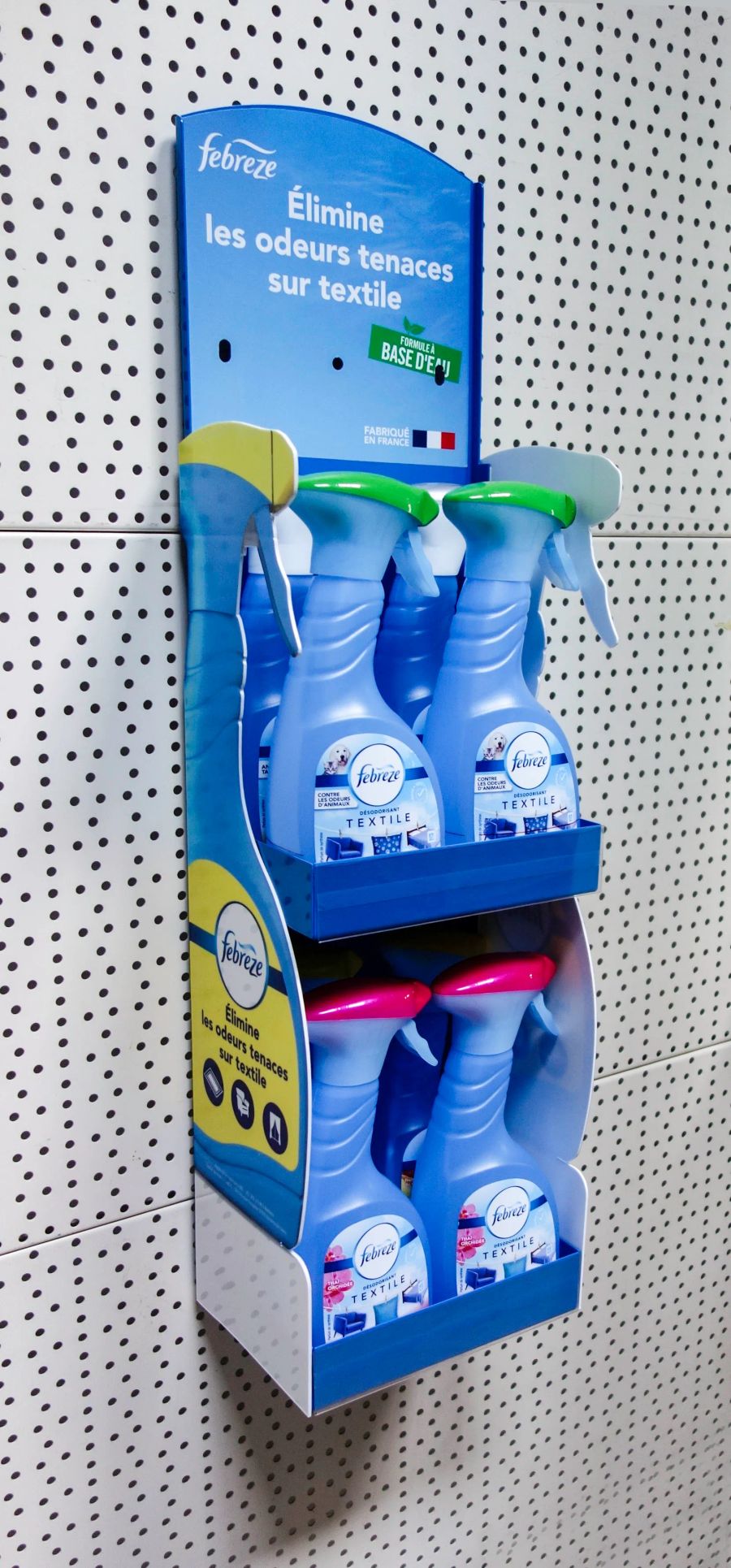 Febreze fabric refresher two-tier wall display