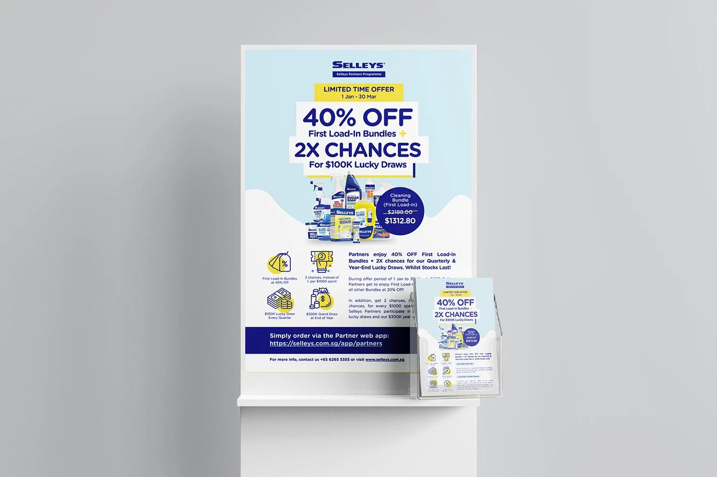 A In Store Communication of the Selleys project, designed by SOLD Studio demonstrating SOLD Studio's design expertise.