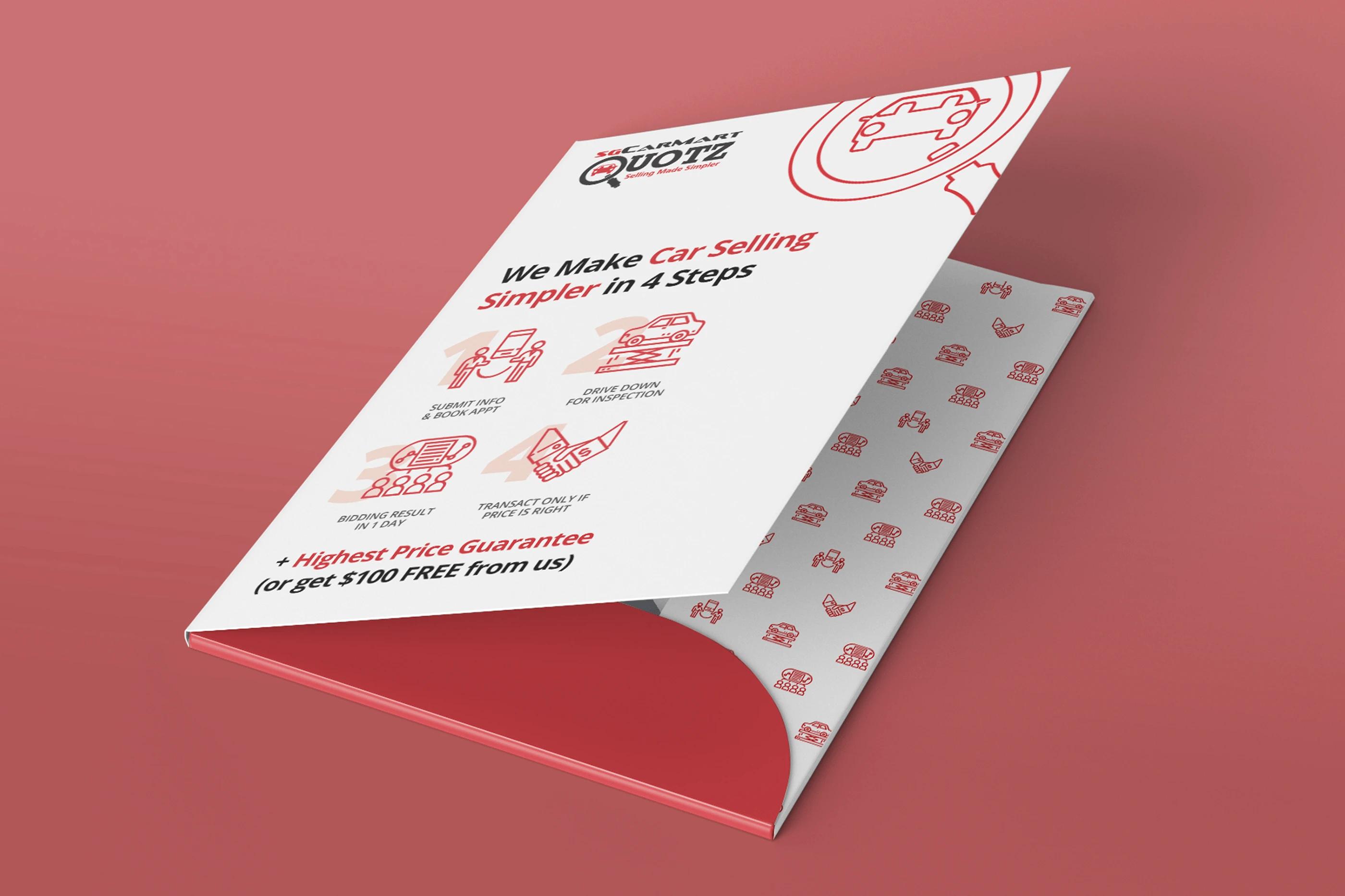 A File Folder of the Quotz project, designed by SOLD Studio demonstrating SOLD Studio's design expertise.