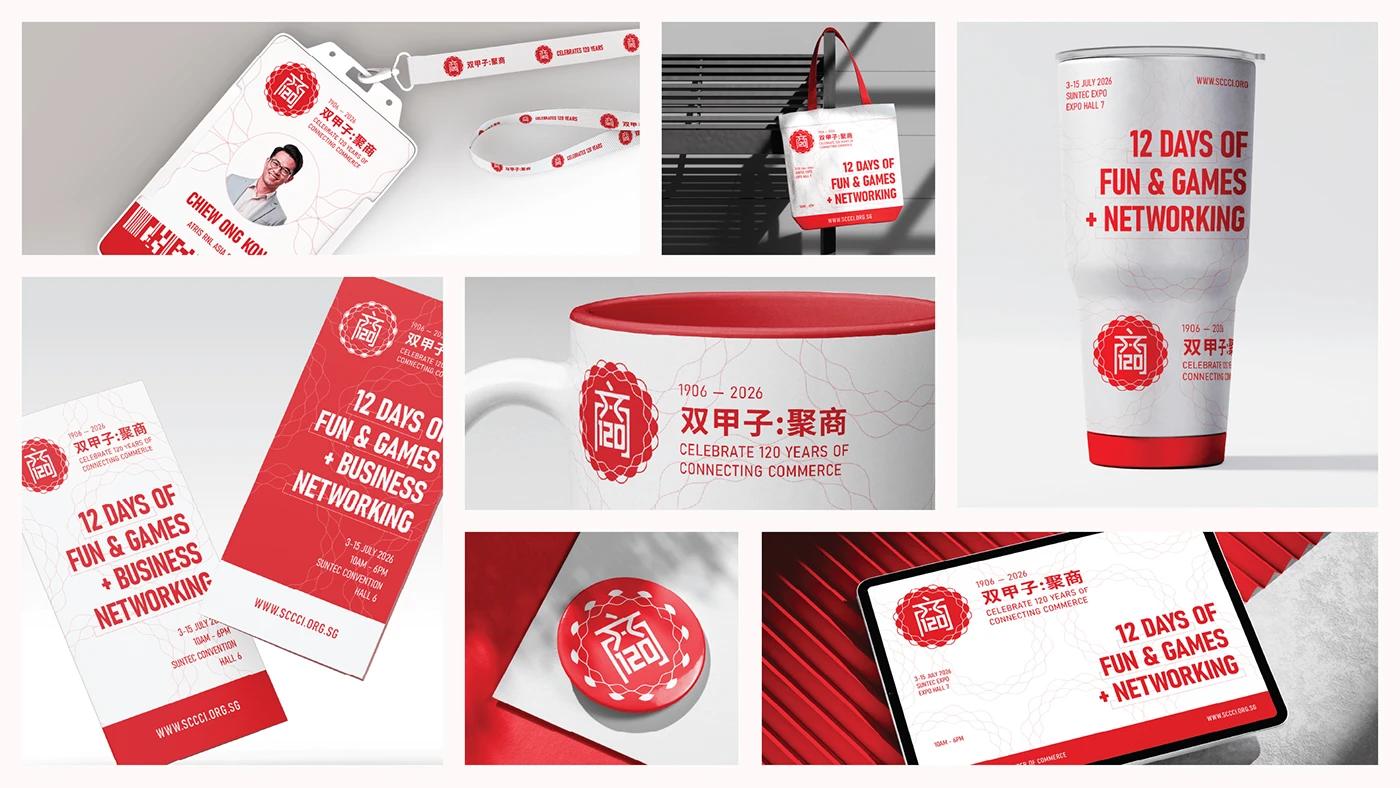 A Brand Mockups of the SCCCI project, designed by SOLD Studio ensuring consistent brand application.