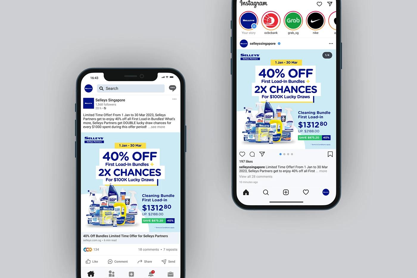 A LinkedIn Instagram Posts of the Selleys project, designed by SOLD Studio demonstrating SOLD Studio's design expertise.