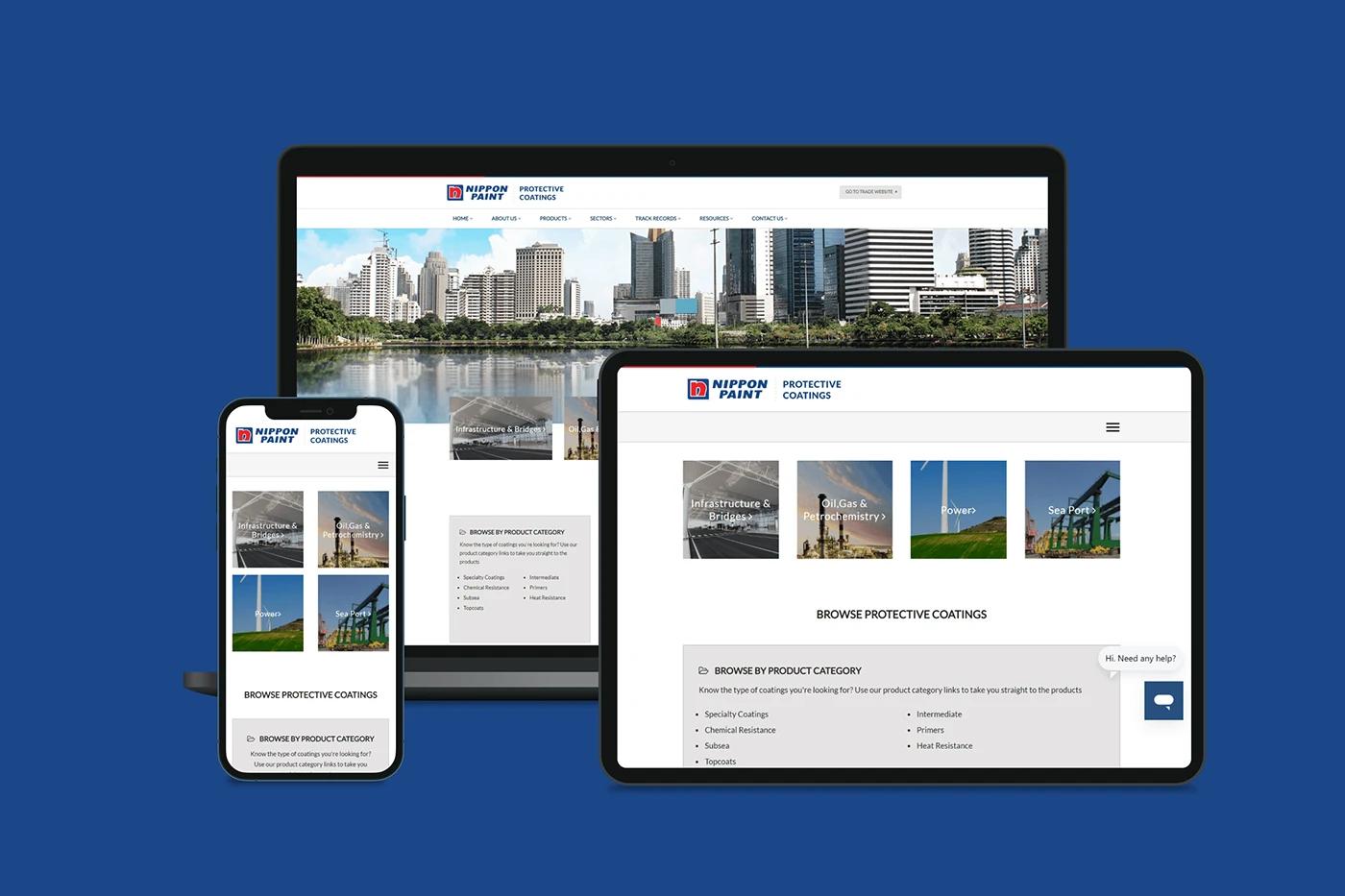 SOLD Studio designed this a responsive website high-fidelity ui/ux design for trade pro for Nippon Paint for seamless user experience.