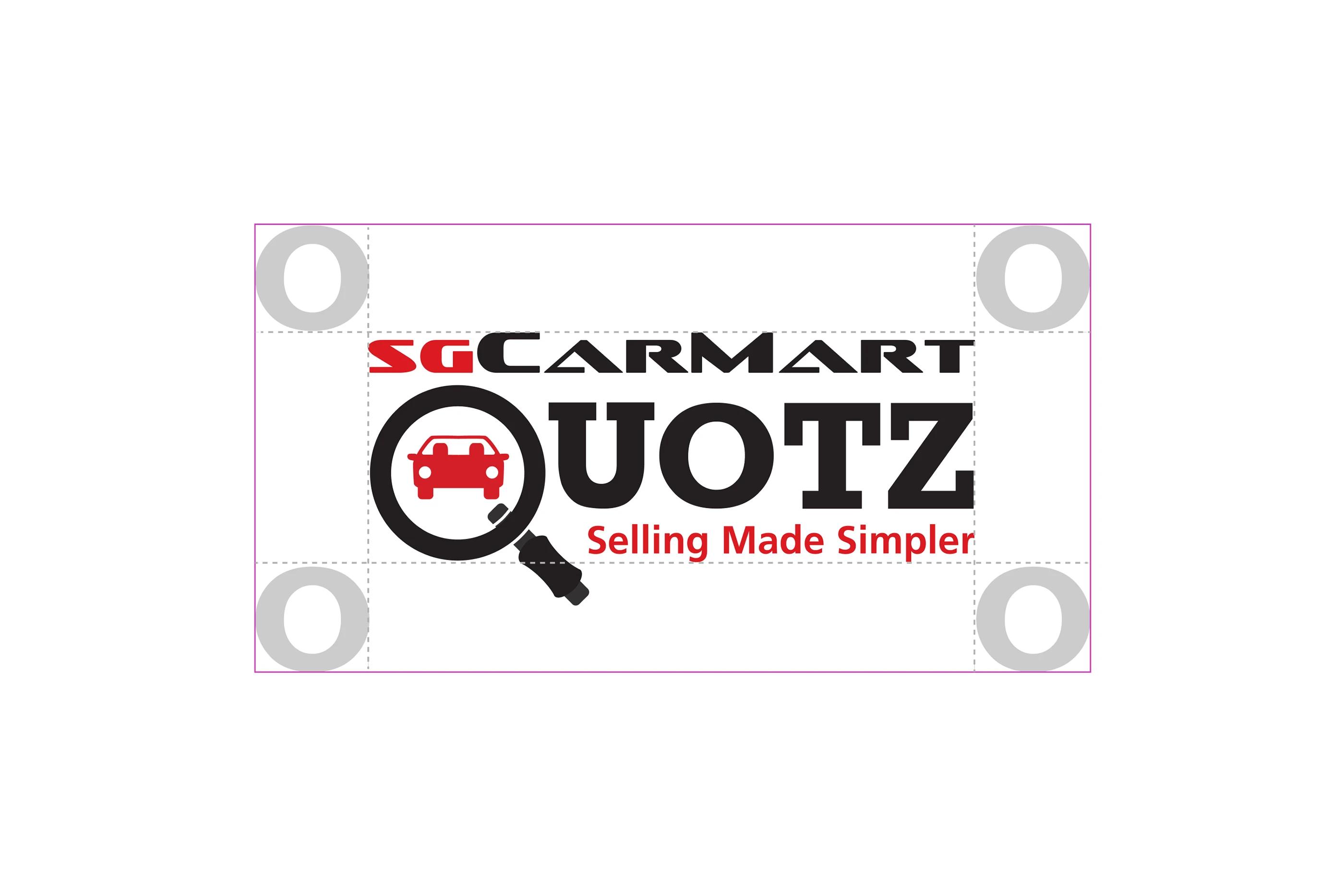 A Brand identity logo system of the Quotz project, designed by SOLD Studio establishing a strong visual identity.