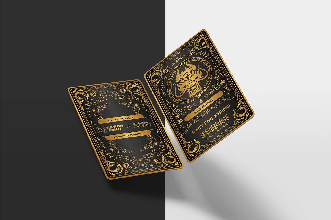 SOLD Studio designed this a gold card for Sumo+ Buddies demonstrating SOLD Studio's design expertise.