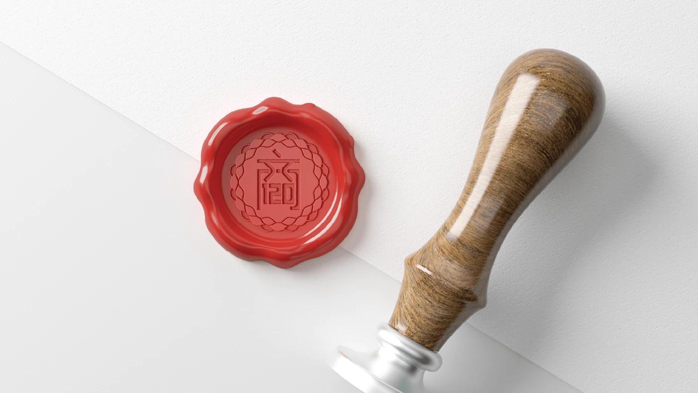 A Wax Seal of the SCCCI project, designed by SOLD Studio demonstrating SOLD Studio's design expertise.
