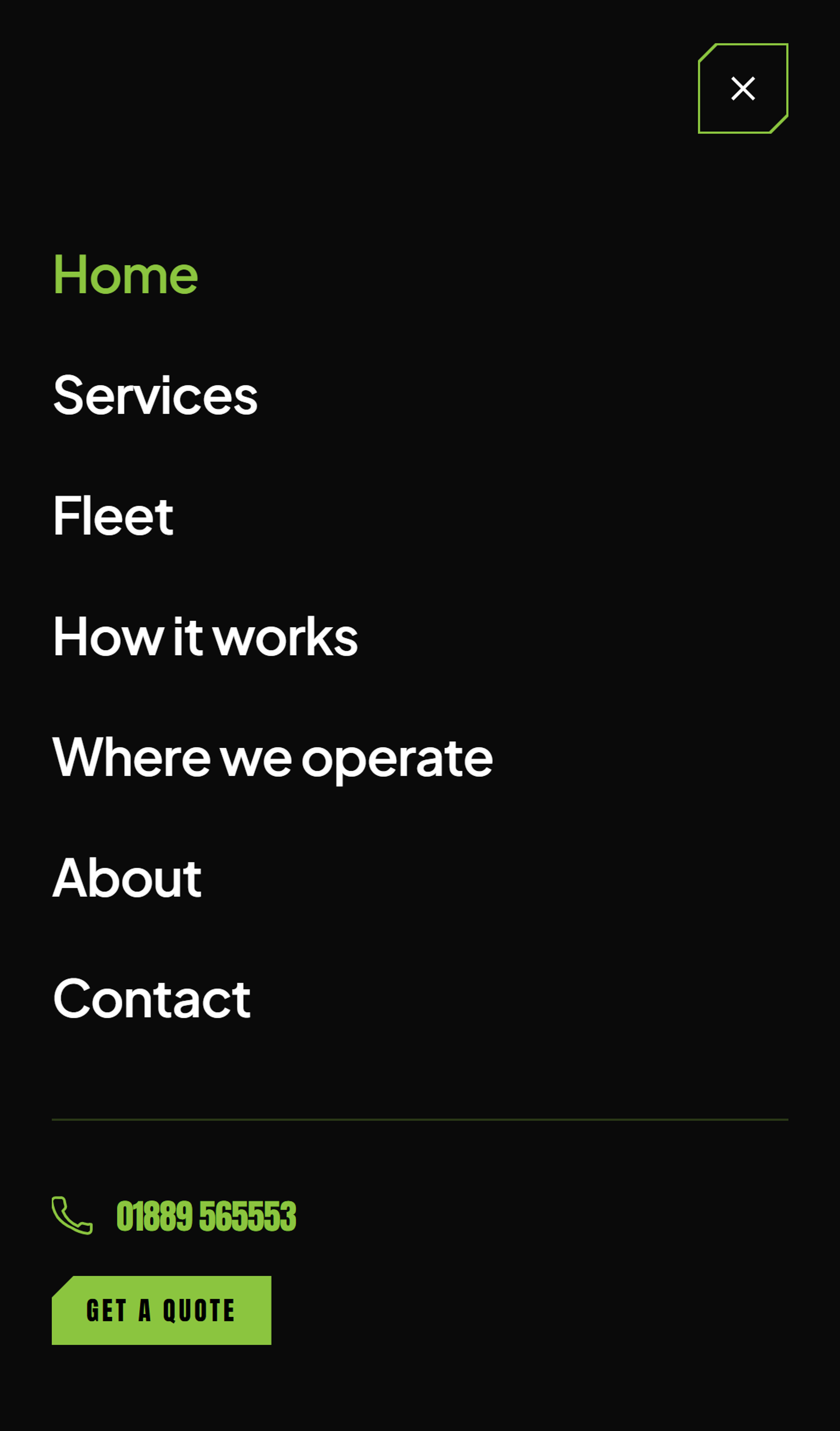 Mobile Menu, Mega Crete