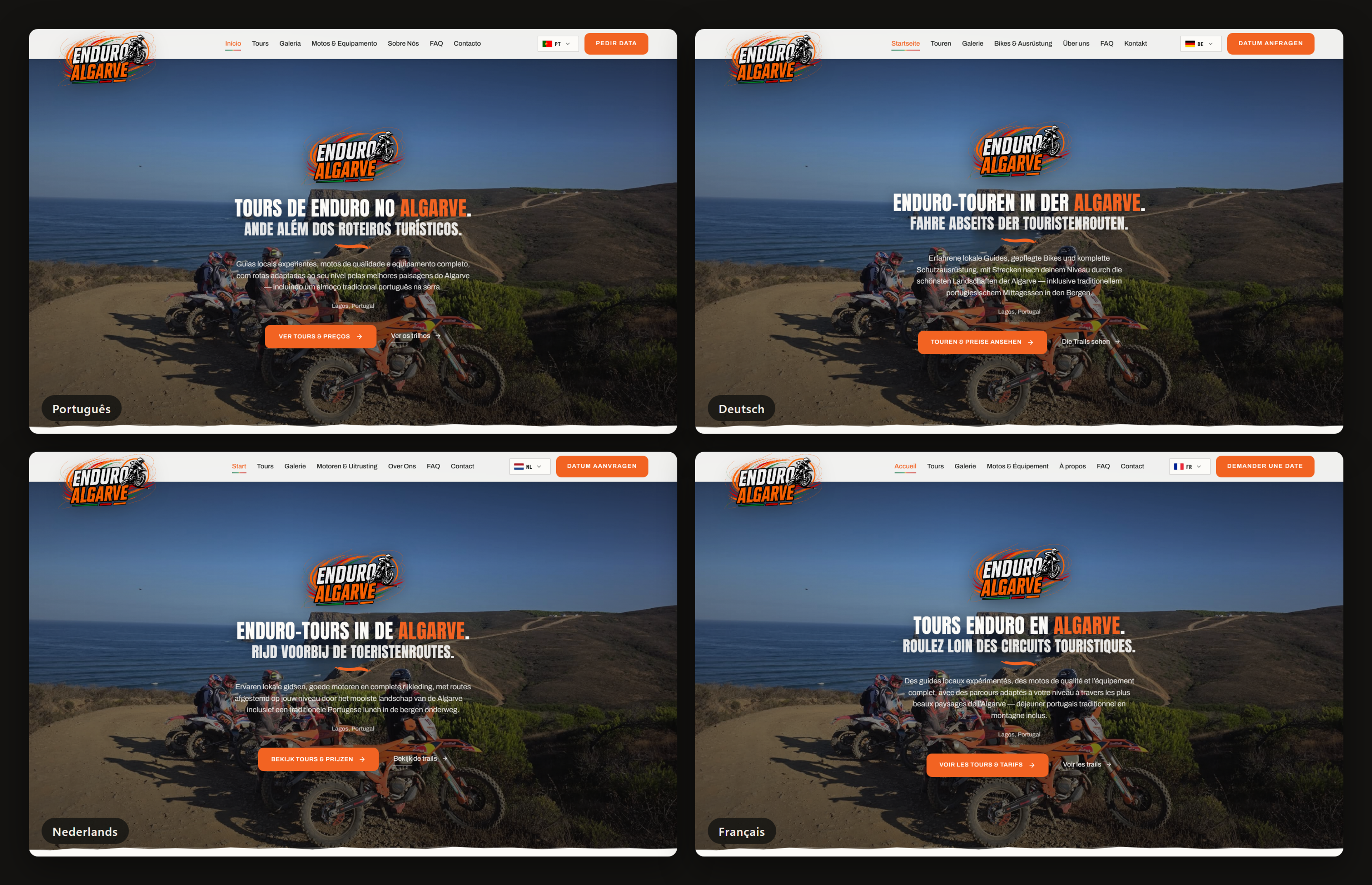Language Switcher, Enduro Algarve