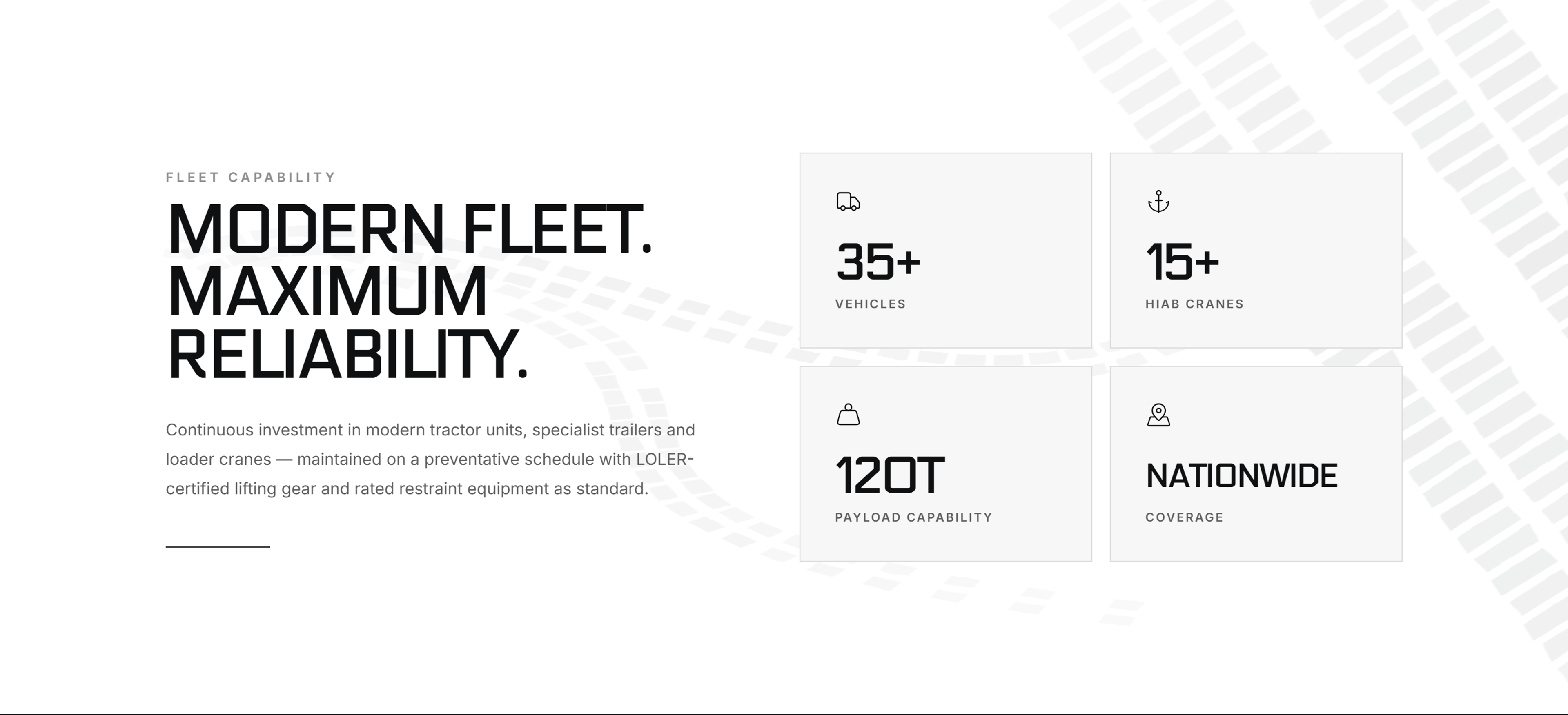 Capabilities Stats, R&O Punchard Haulage