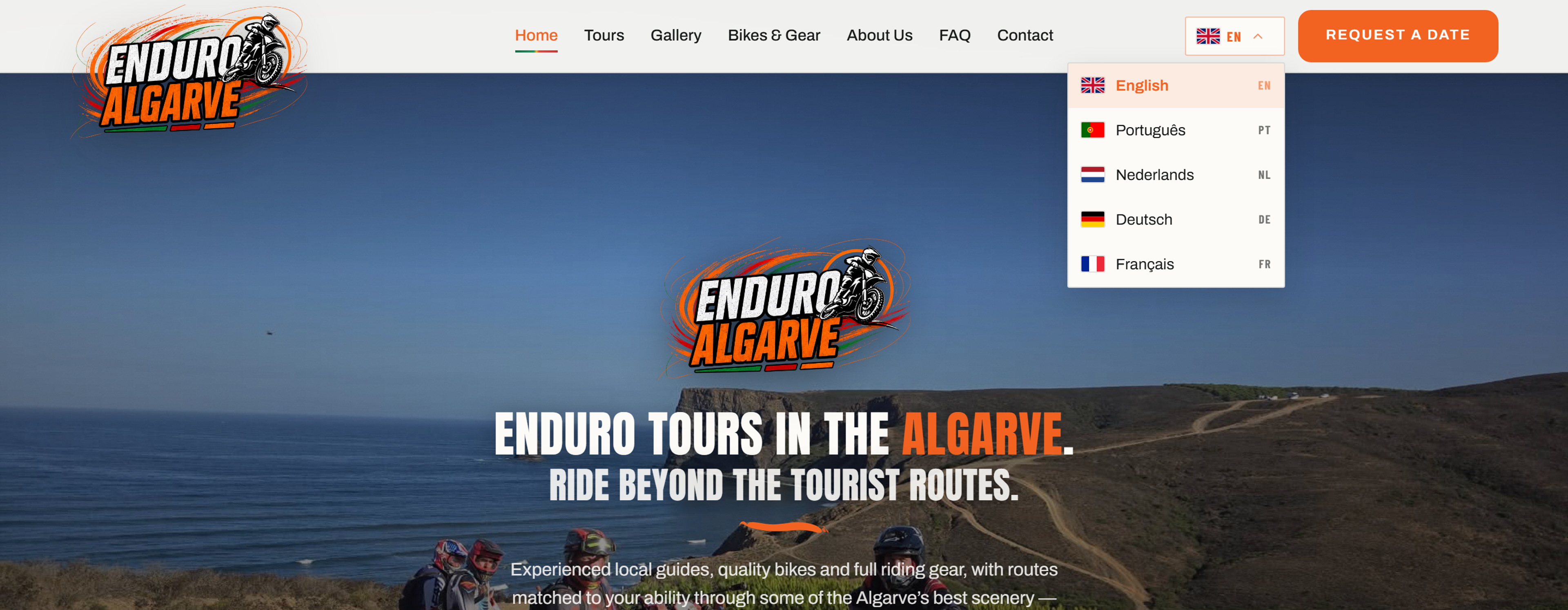 Language Switcher, Enduro Algarve