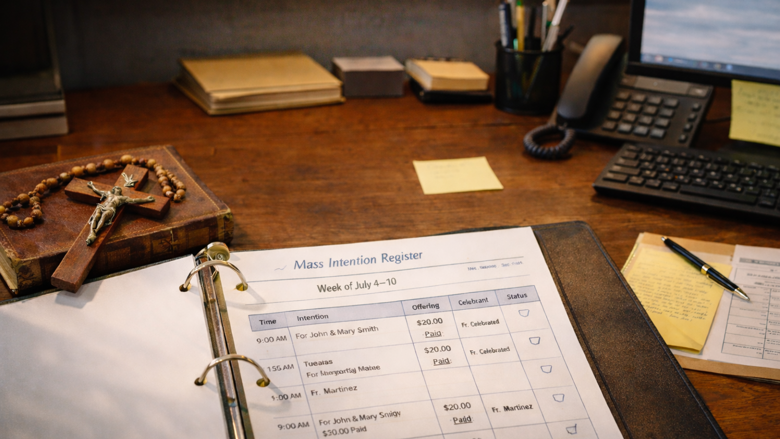 Mass Intention Registers: Digital vs. Paper — What Canon Law Requires