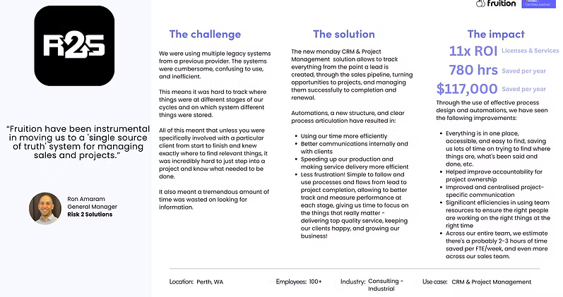 Risk 2 Solution Case Study