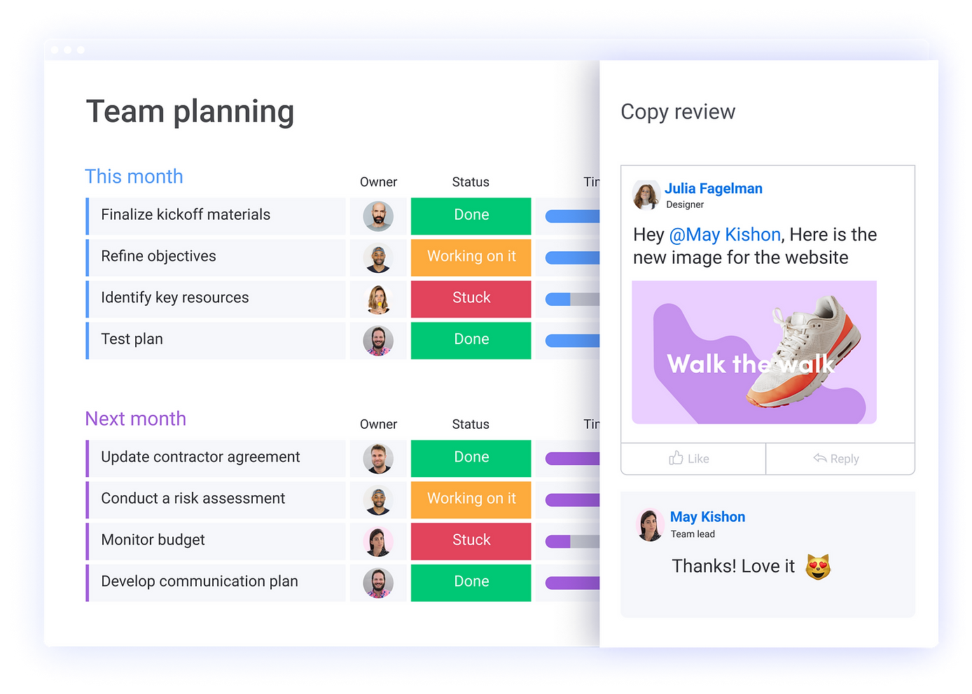 Create a CRM or project management tool that fits you.