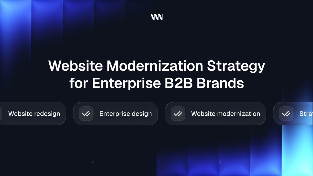 Website modernization strategy for Enterprise B2B brands article thumbnail.