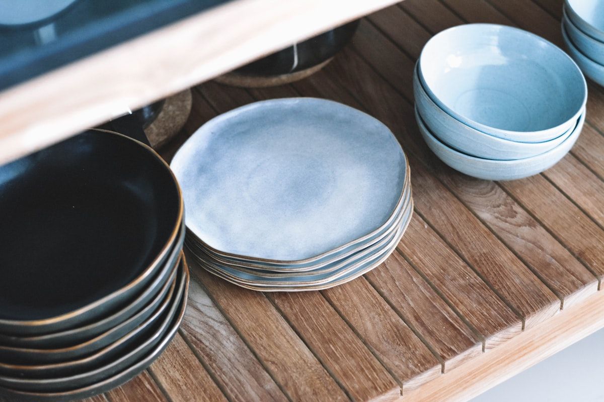 Hand-thrown stoneware bowl