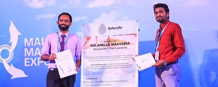 Introduction of 'Solarelle Maavadiya' ; a specialized insurance scheme for ship builders
