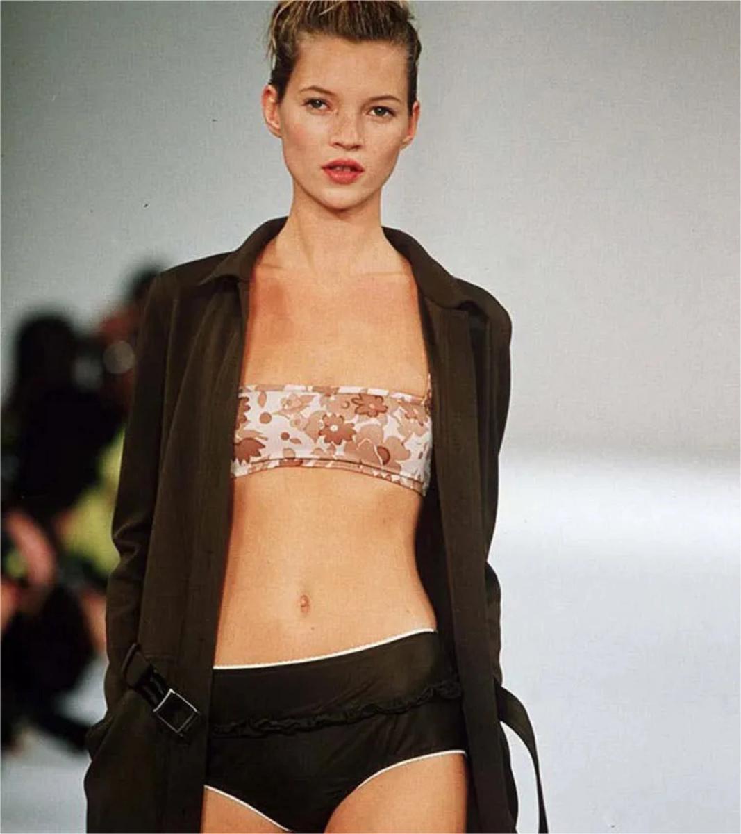 Kate Moss on the runway