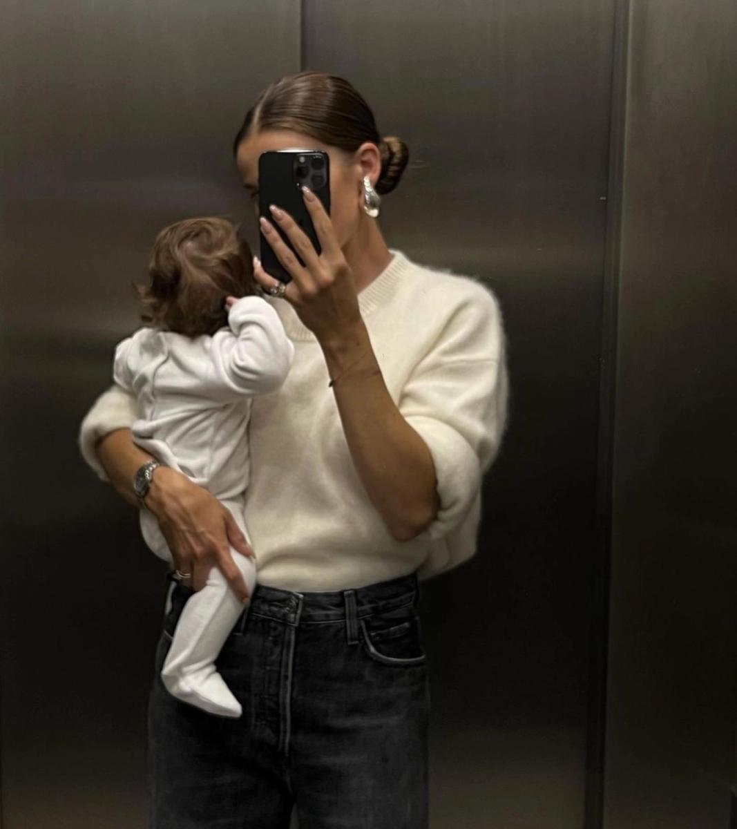 Rikke and baby Uma