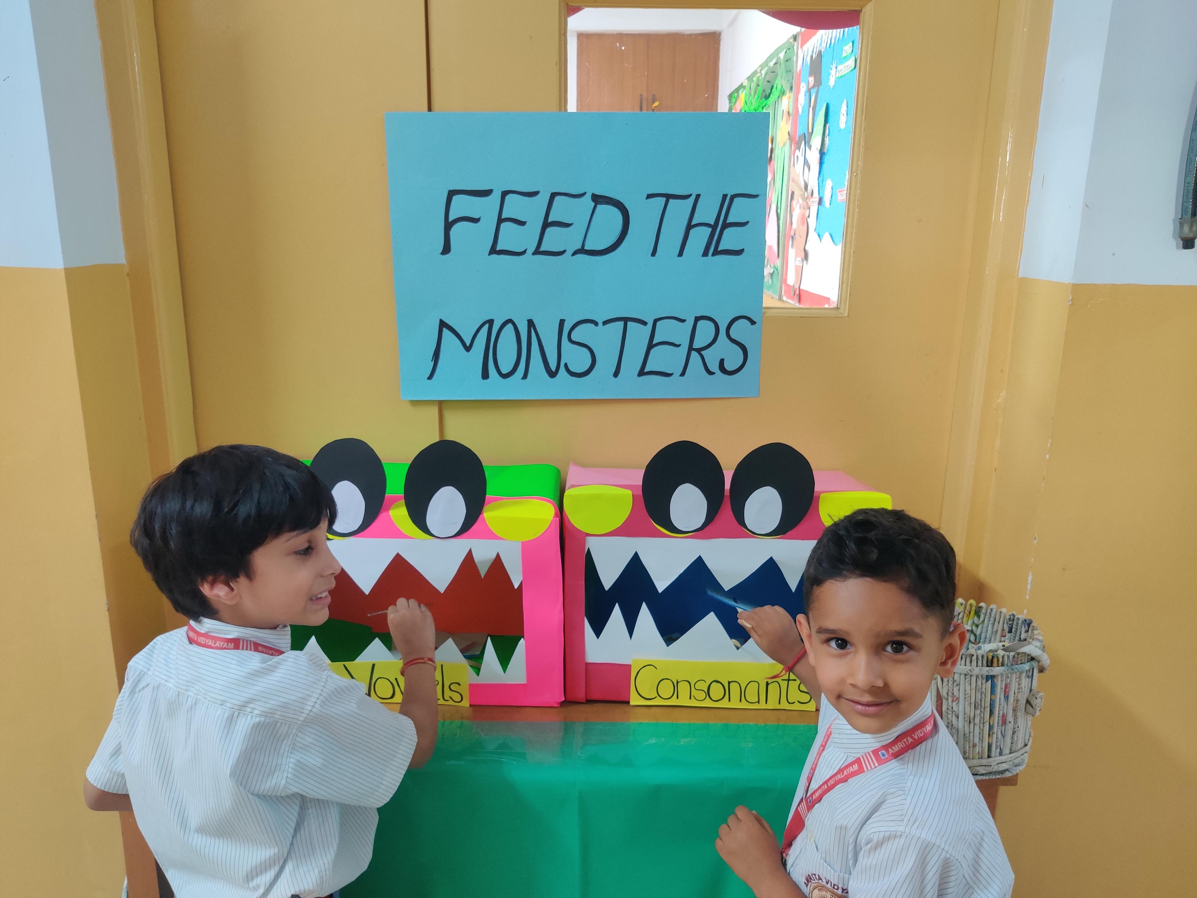 Vowels or Consonants? Feed the Monster Right! photo