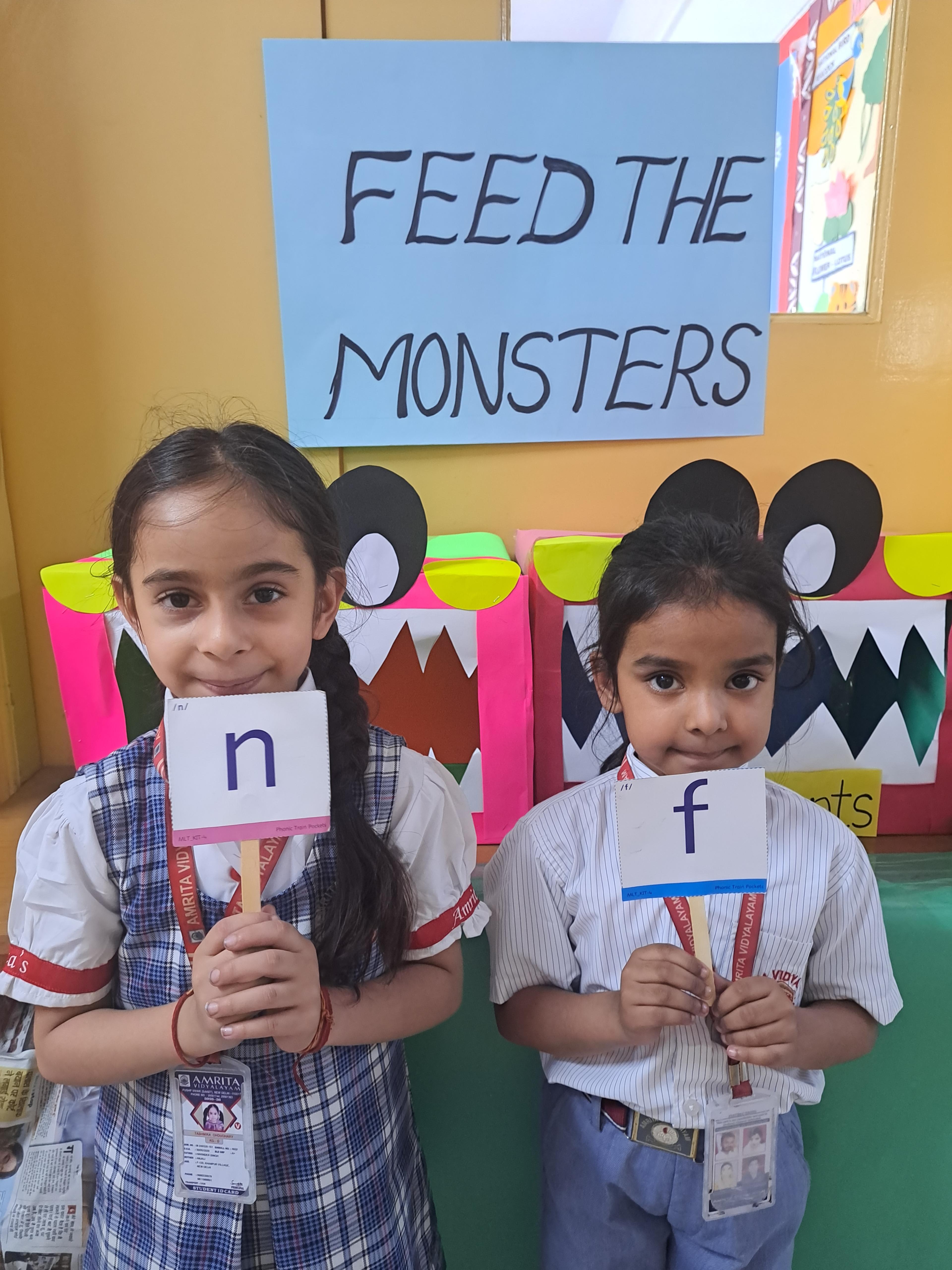 Vowels or Consonants? Feed the Monster Right! photo