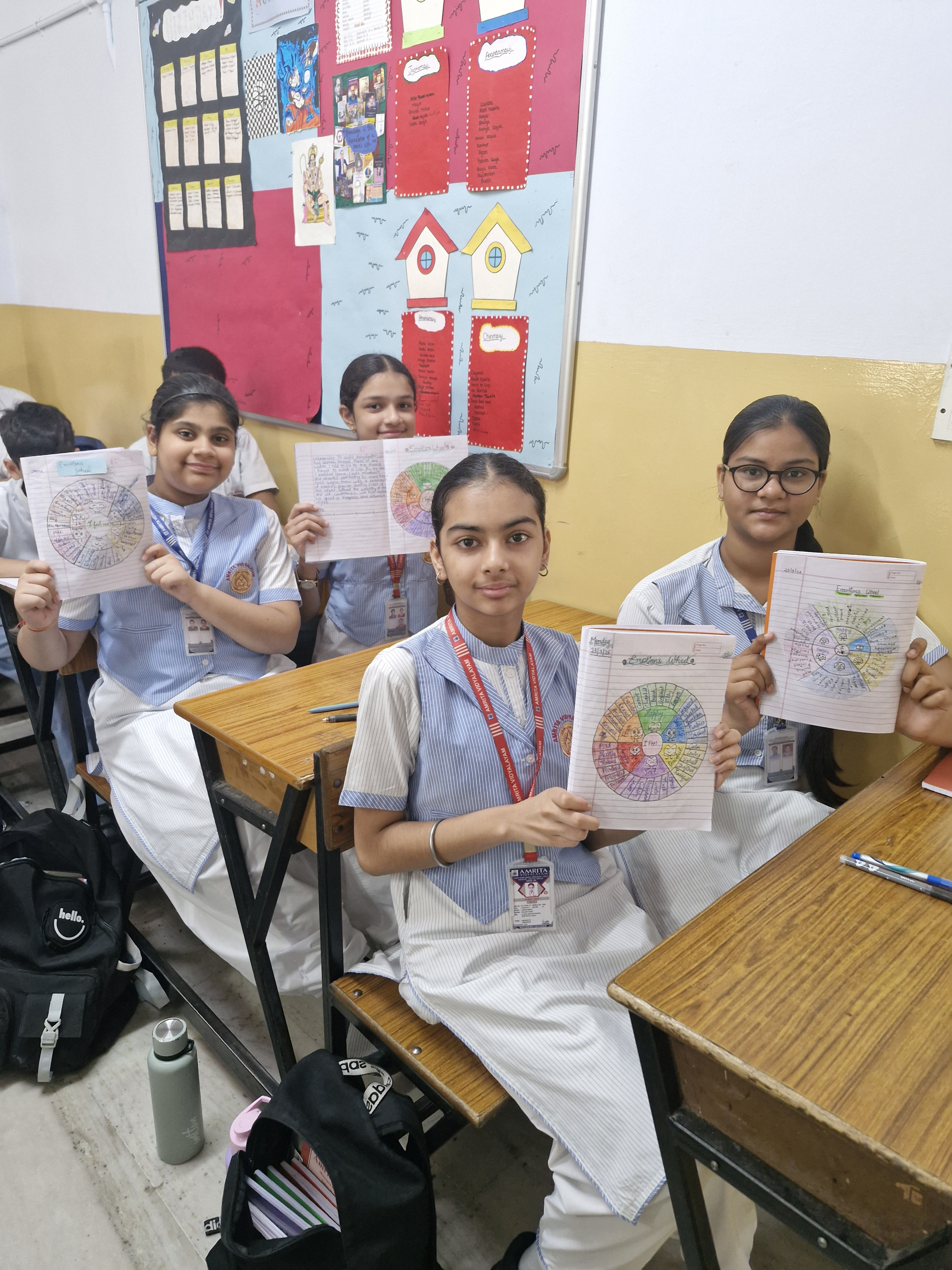 Grade 8: English Diary Entry Emotional Wheels Activity photo