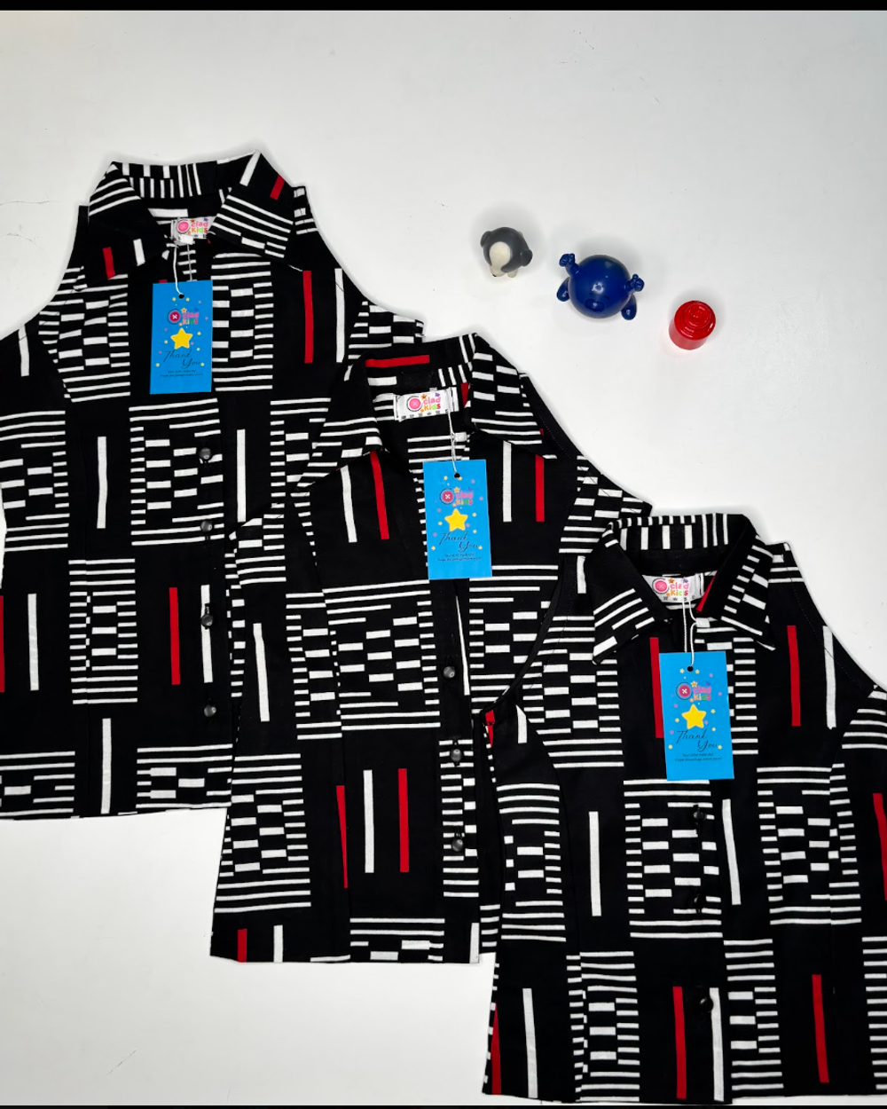 Dàmí Kente Print Shirt, photo 2 of 2