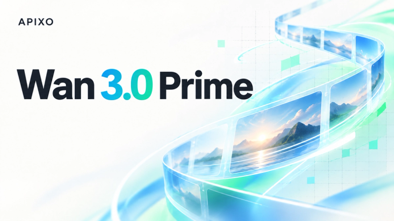 Editorial cover for the Wan 3.0 Prime news and APIXO integration-interest poll