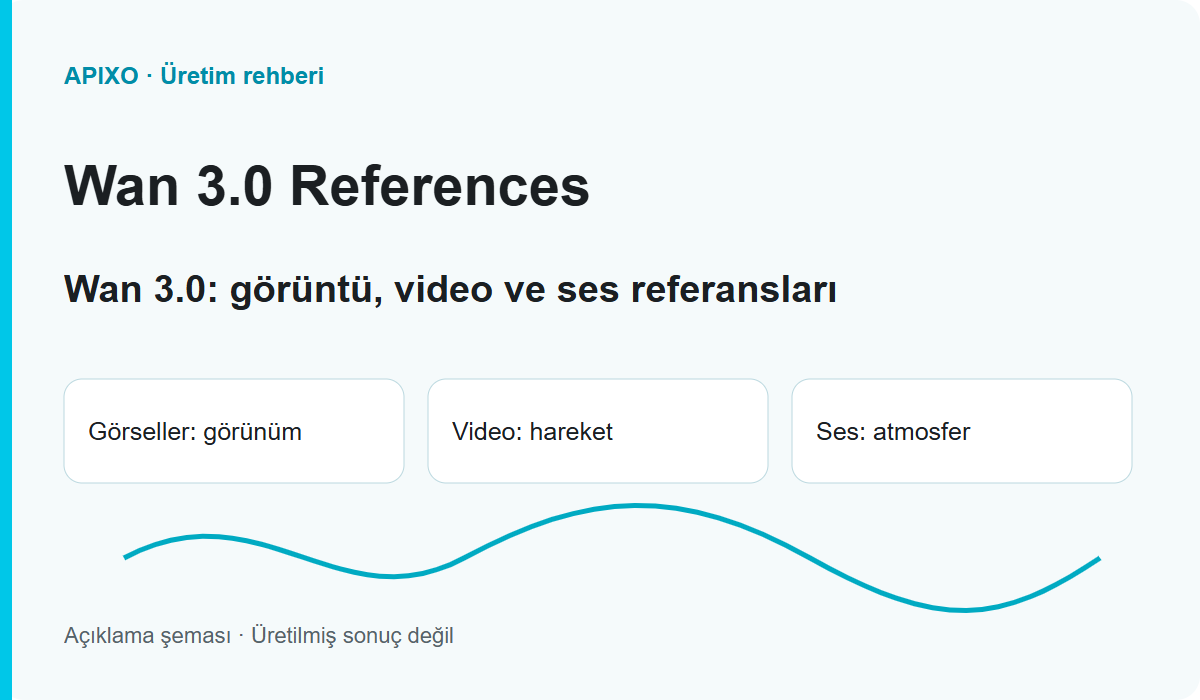 Wan 3.0: görüntü, video ve ses referansları: Açıklayıcı kapak şeması