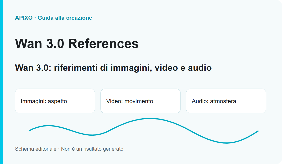 Wan 3.0: riferimenti di immagini, video e audio: Illustrazione editoriale di copertina