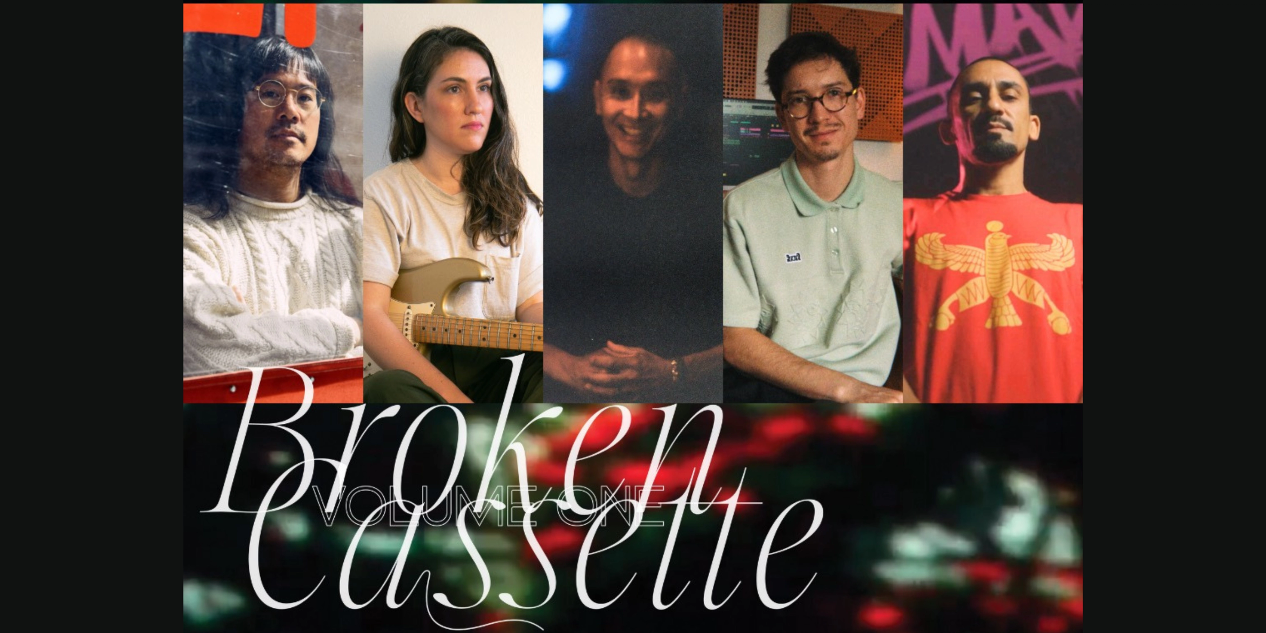 A flyer for the event with an image of the artists and title of the event
