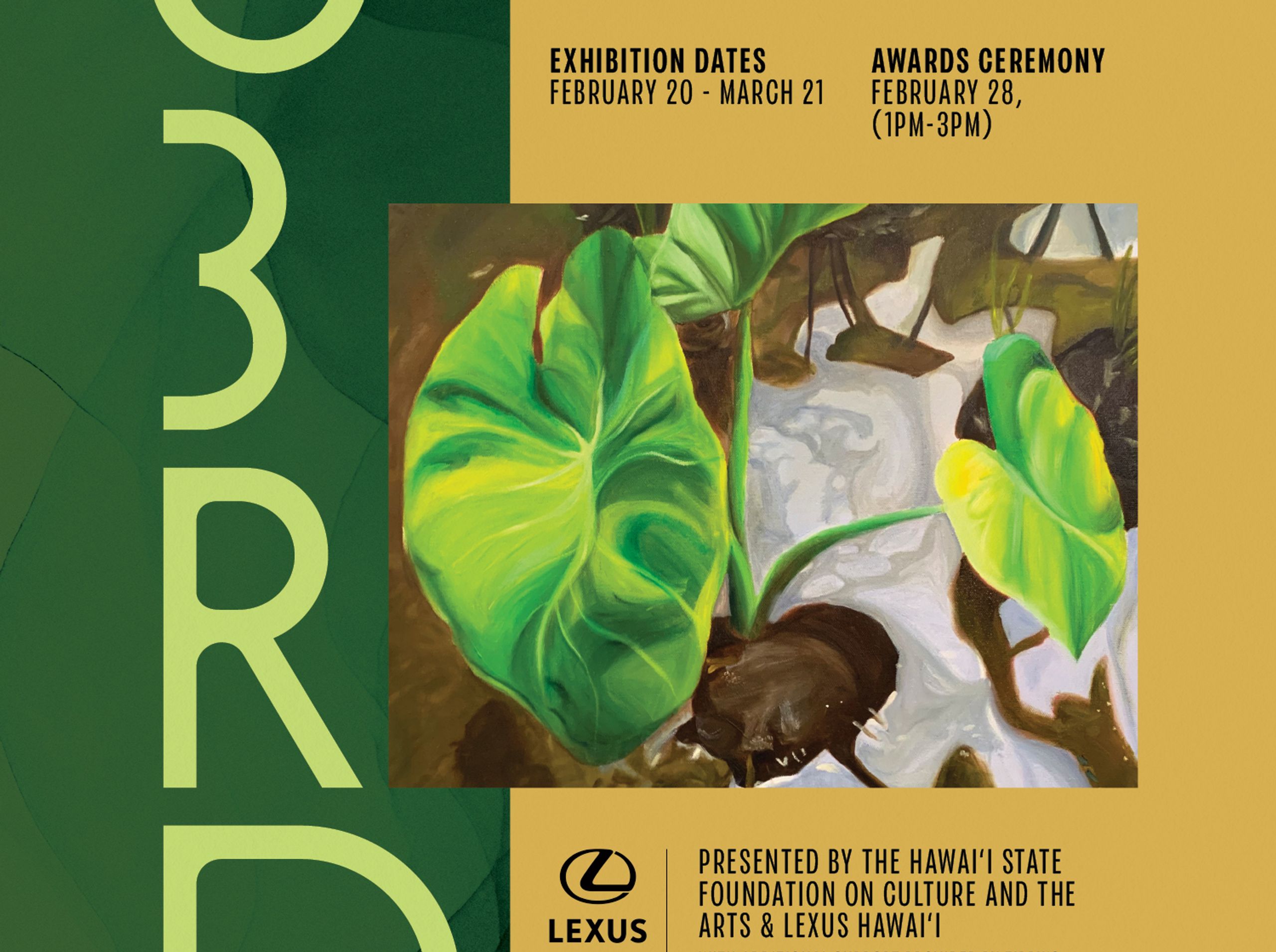 promotional graphic for 2026 Hawaiʻi Regional Scholastic Student Art Awards